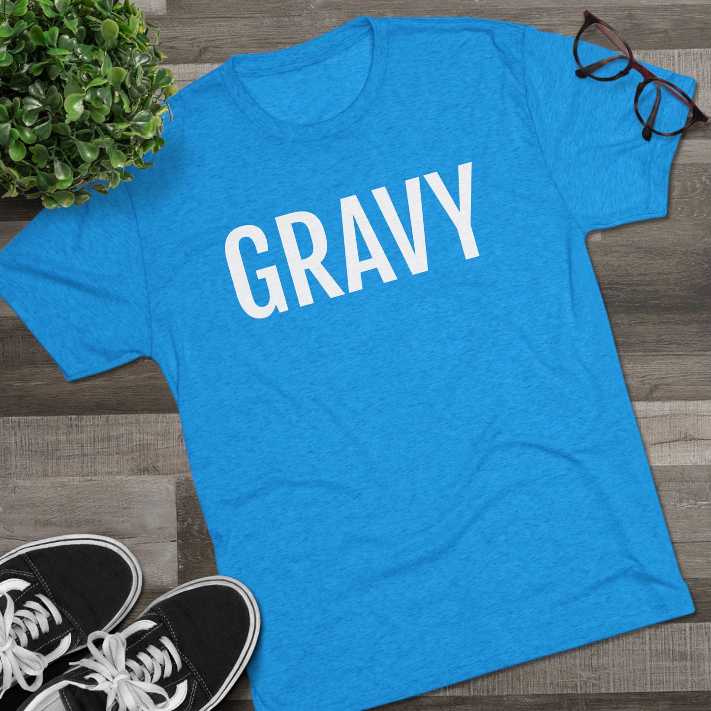 Unisex Tri-Blend Crew Tee - Gravy