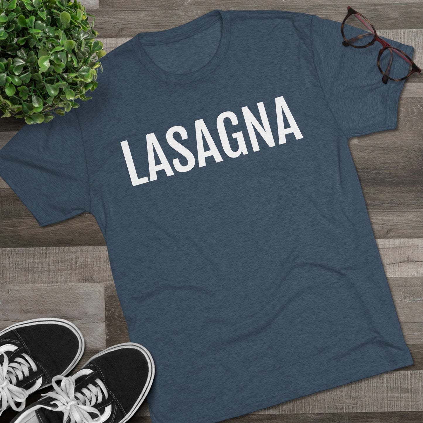 Unisex Tri-Blend Crew Tee - Lasagna