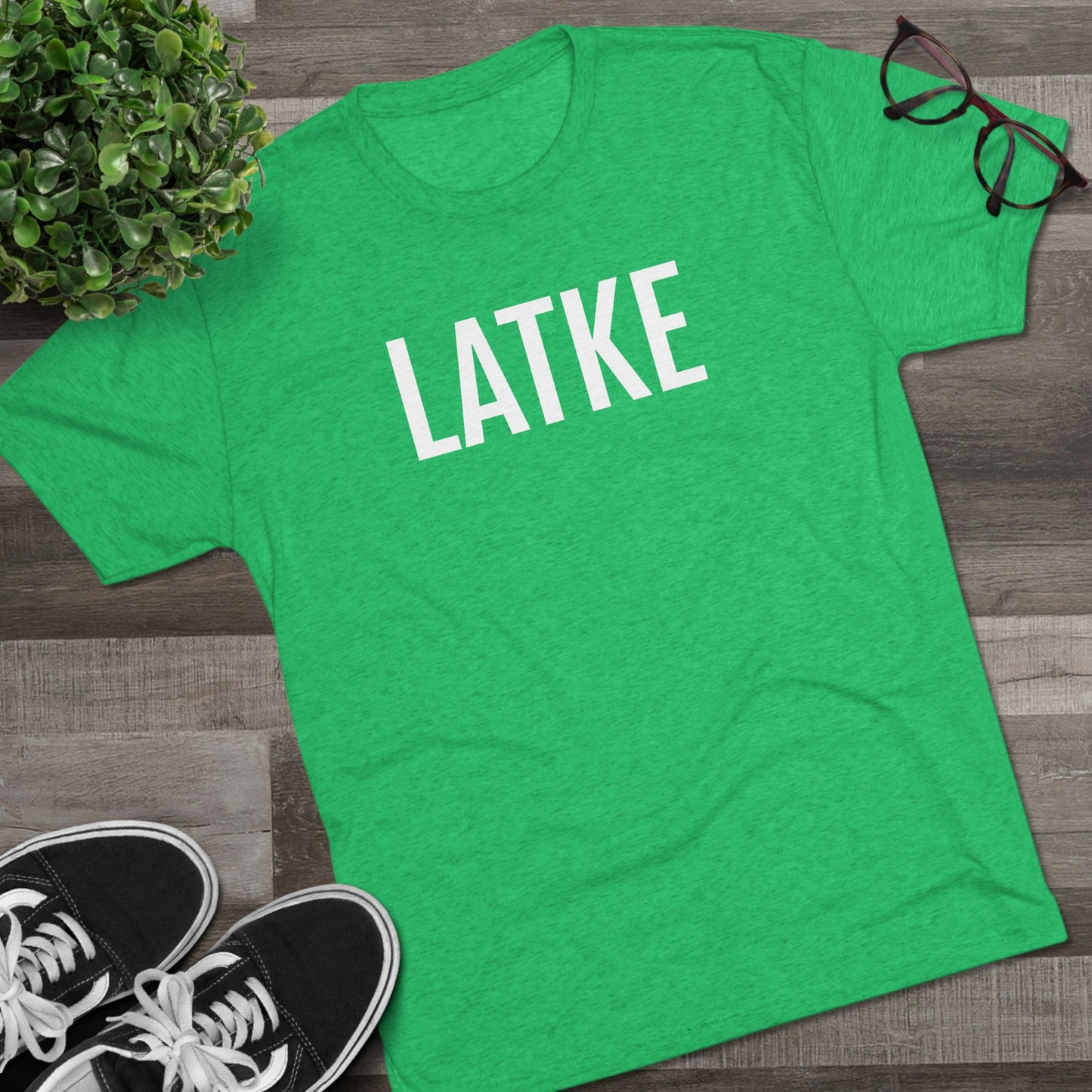 Unisex Tri-Blend Crew Tee - Latke