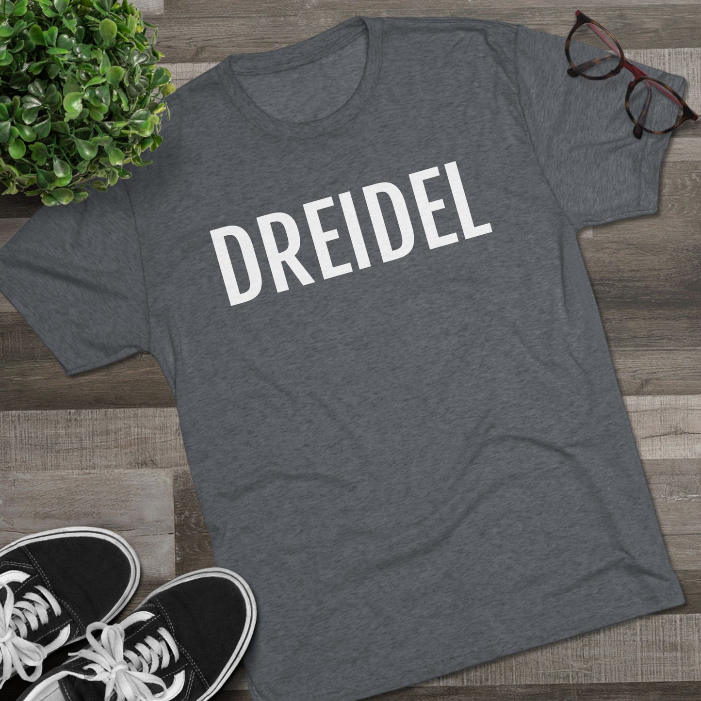 Unisex Tri-Blend Crew Tee - Dreidel