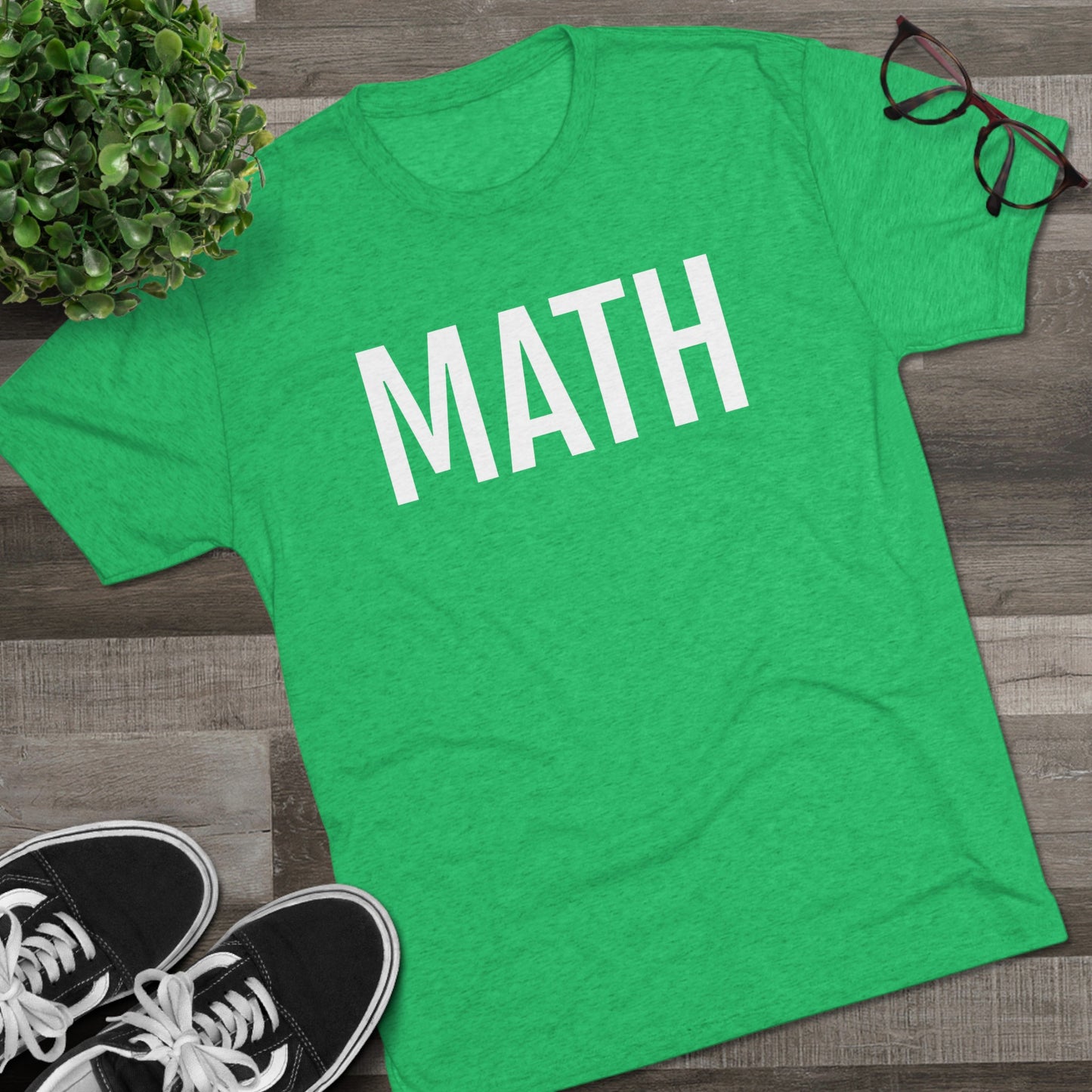 Unisex Tri-Blend Crew Tee - Math