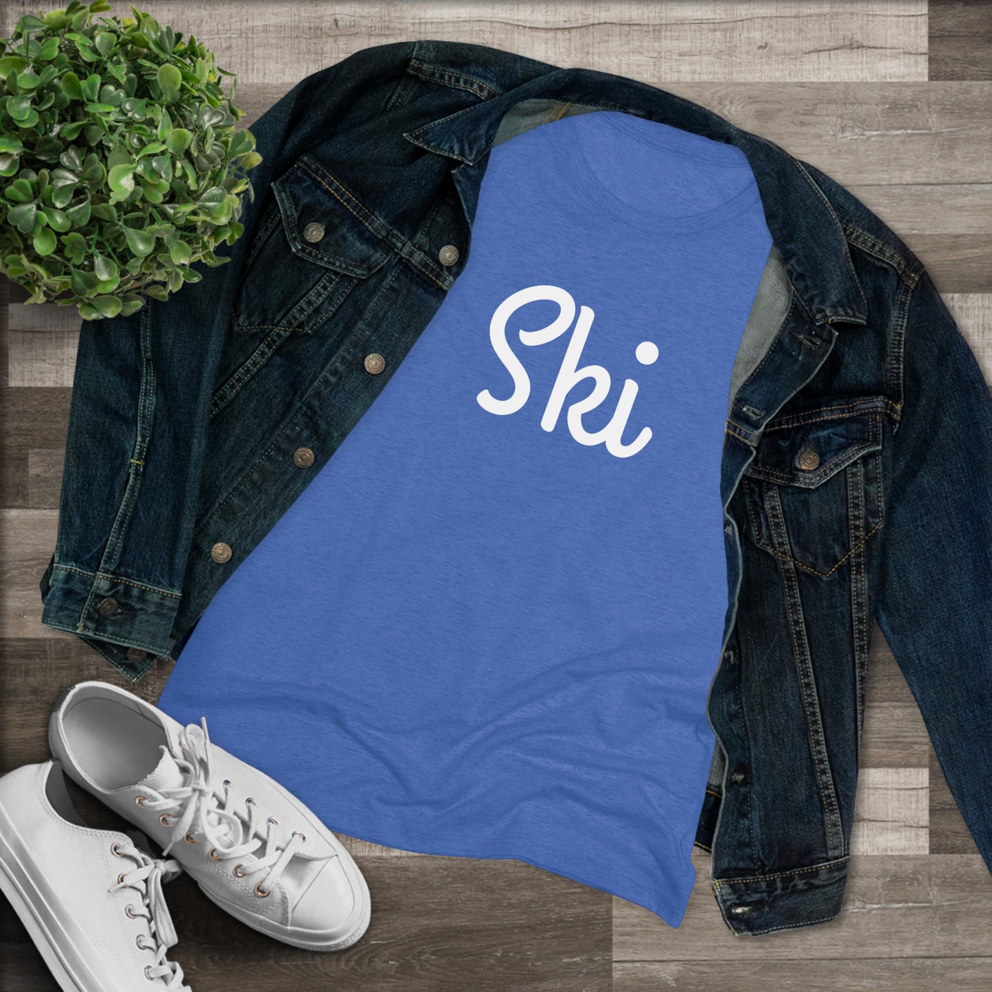 Women's Triblend Tee - Ski