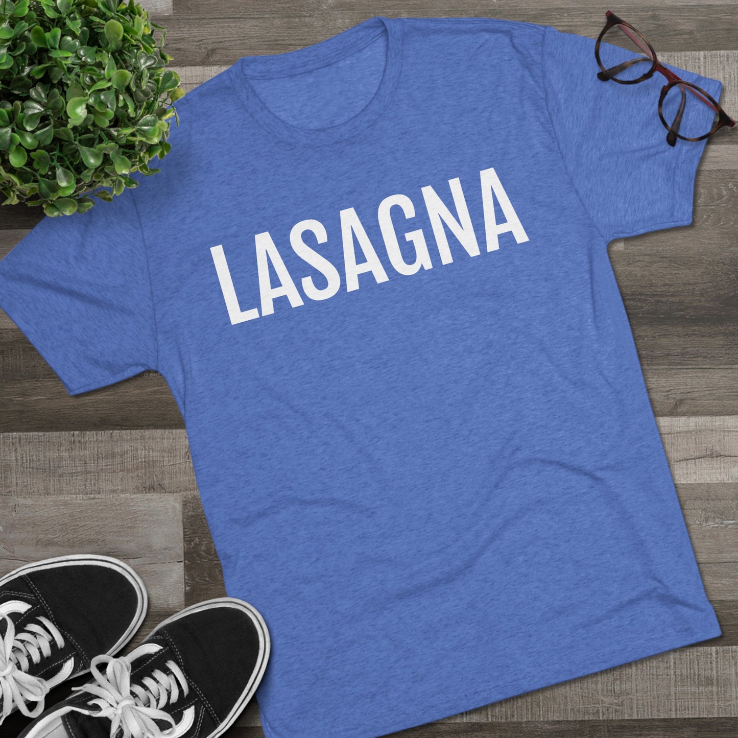 Unisex Tri-Blend Crew Tee - Lasagna