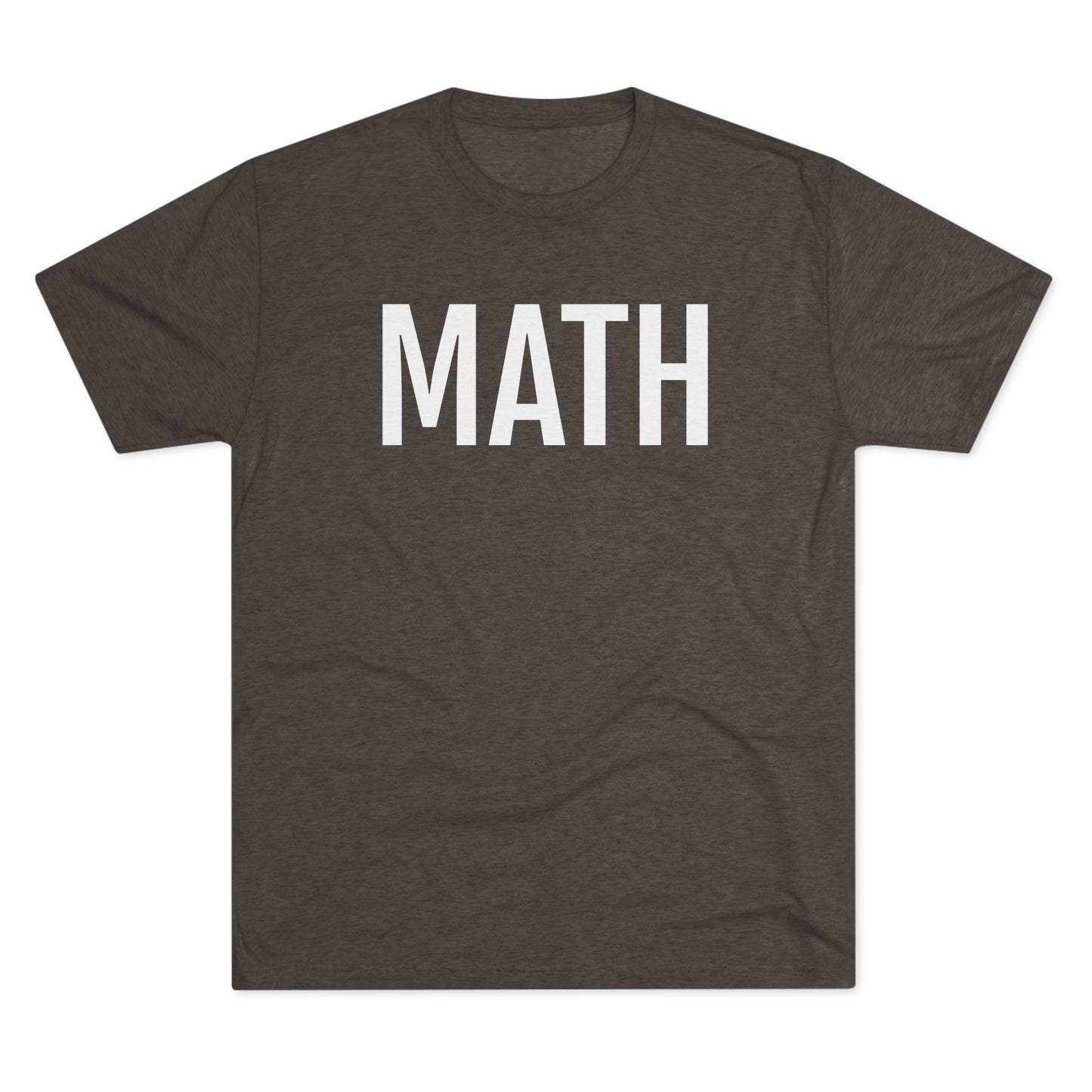 Unisex Tri-Blend Crew Tee - Math