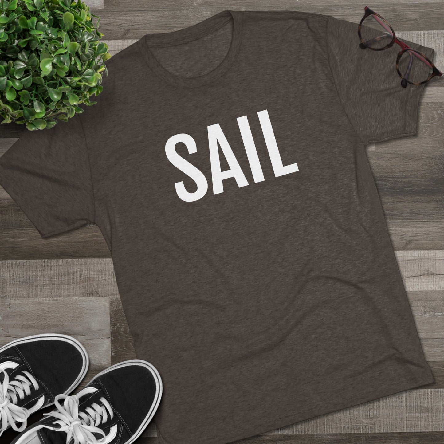 Unisex Tri-Blend Crew Tee - Sail