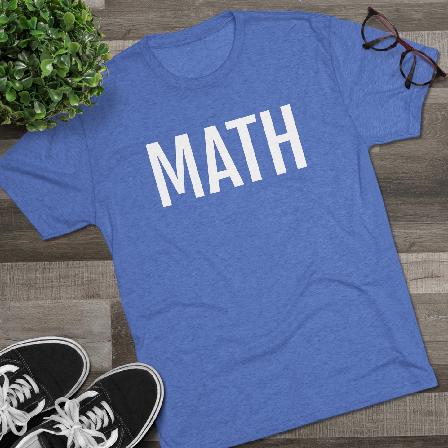 Unisex Tri-Blend Crew Tee - Math