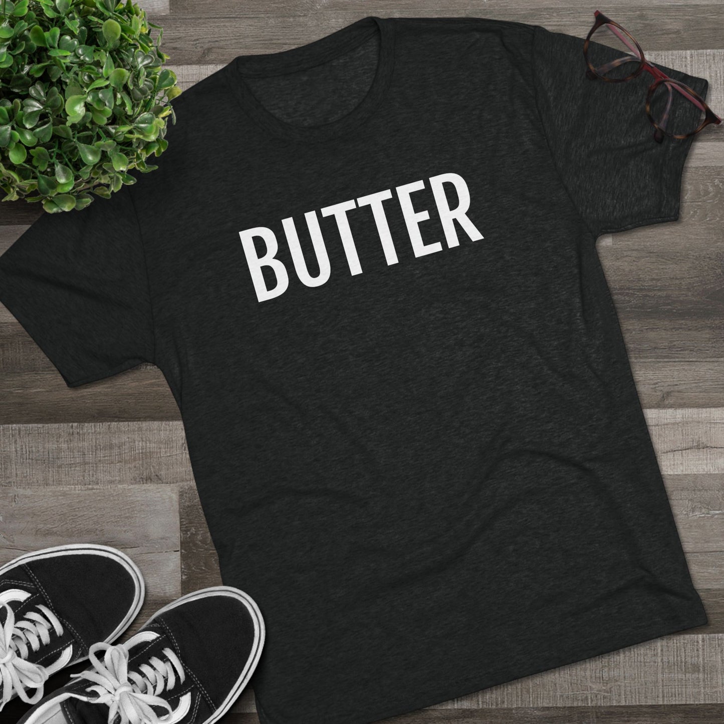 Unisex Tri-Blend Crew Tee - Butter