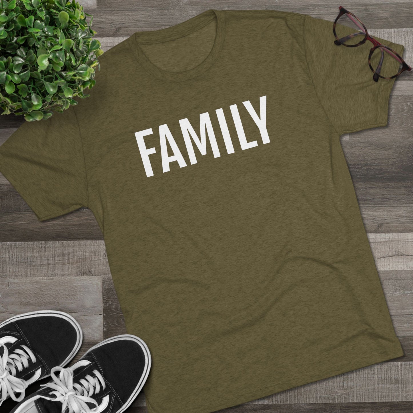 Unisex Tri-Blend Crew Tee - Family