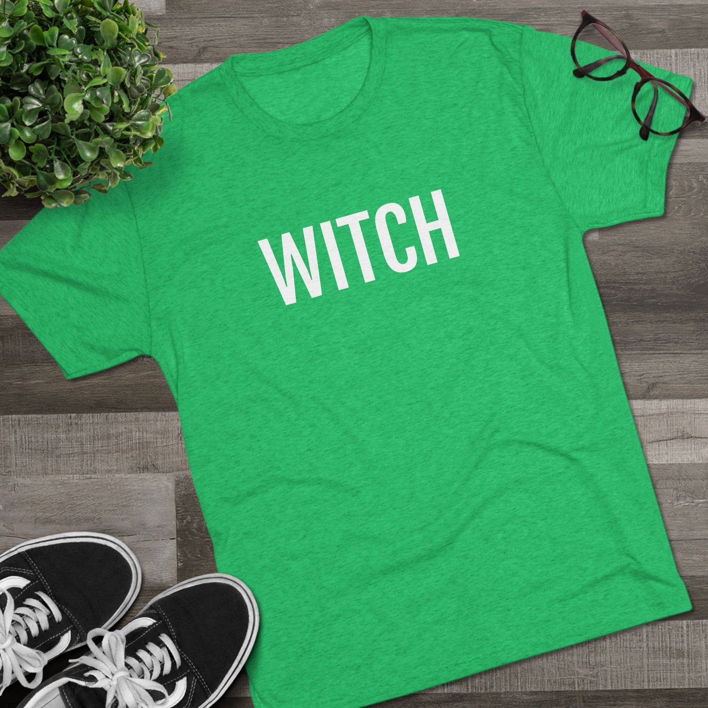 Unisex Tri-Blend Crew Tee - Witch