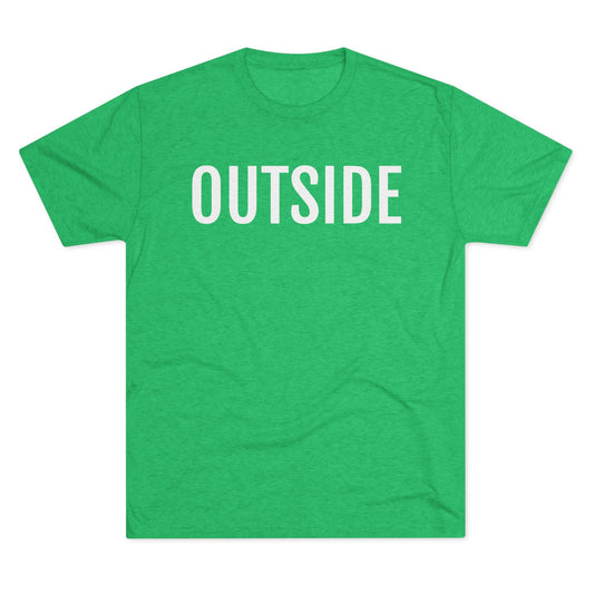 Unisex Tri-Blend Crew Tee - Outside