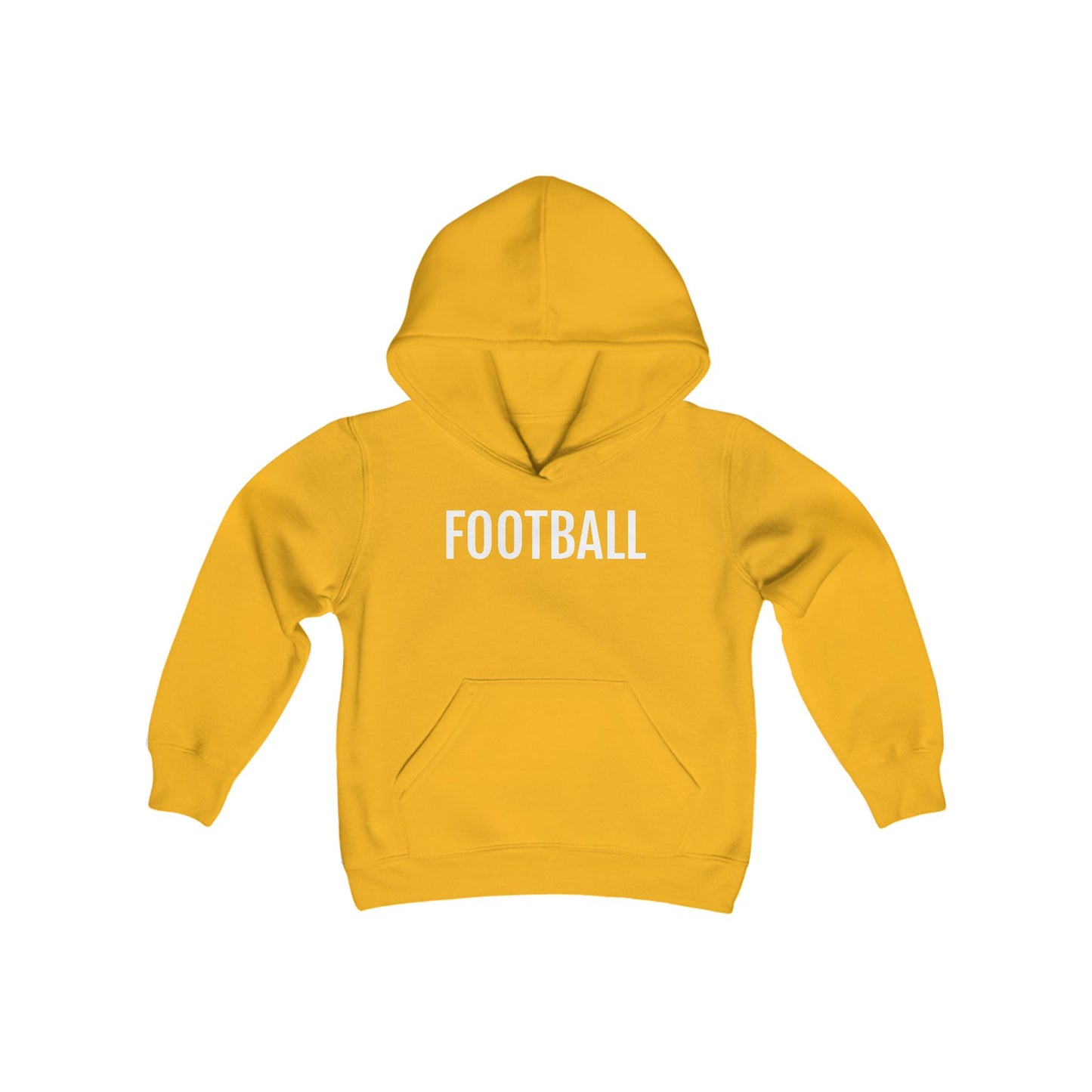 Youth Heavy Blend Hooded Sweatshirt - Football