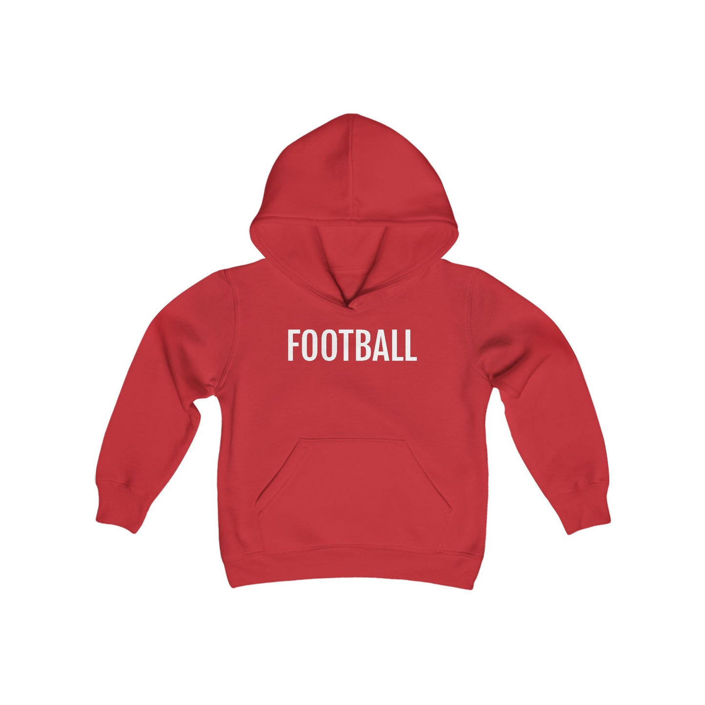 Youth Heavy Blend Hooded Sweatshirt - Football