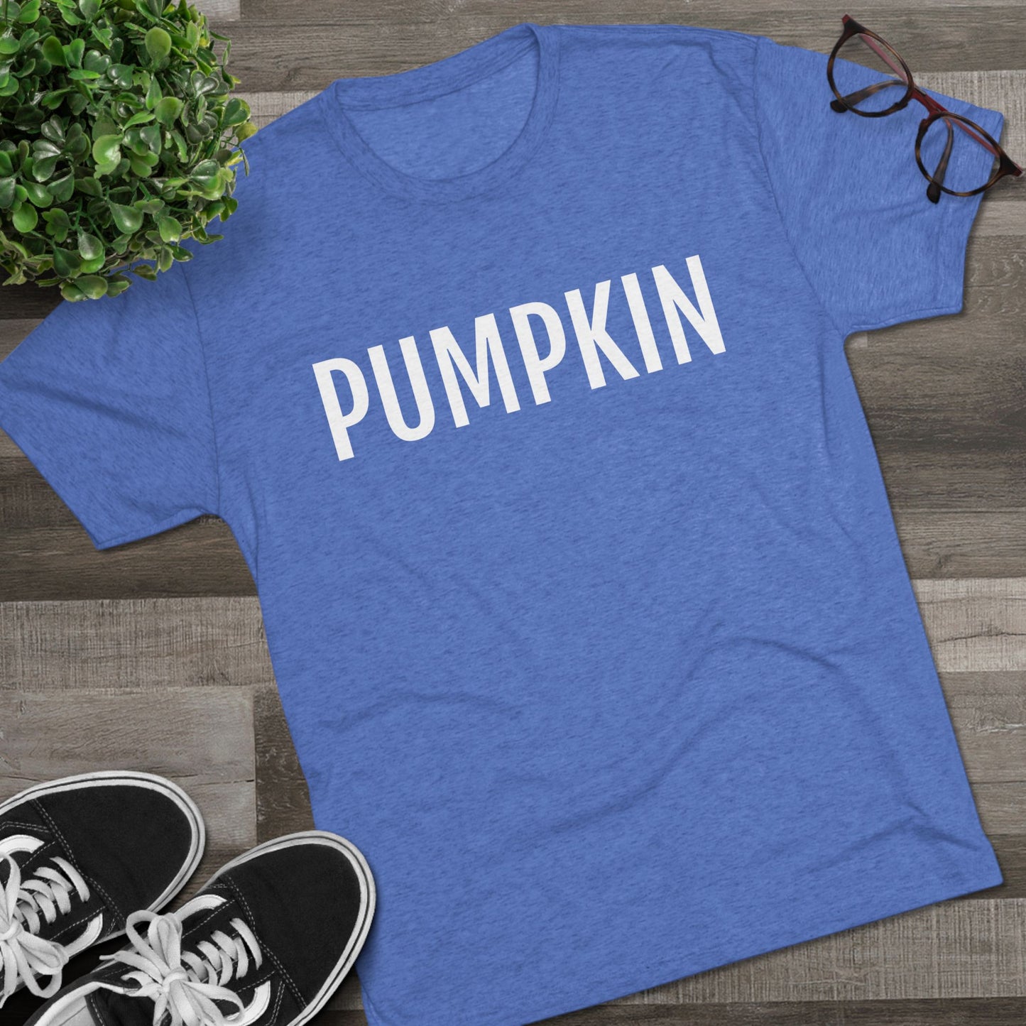 Unisex Tri-Blend Crew Tee - Pumpkin