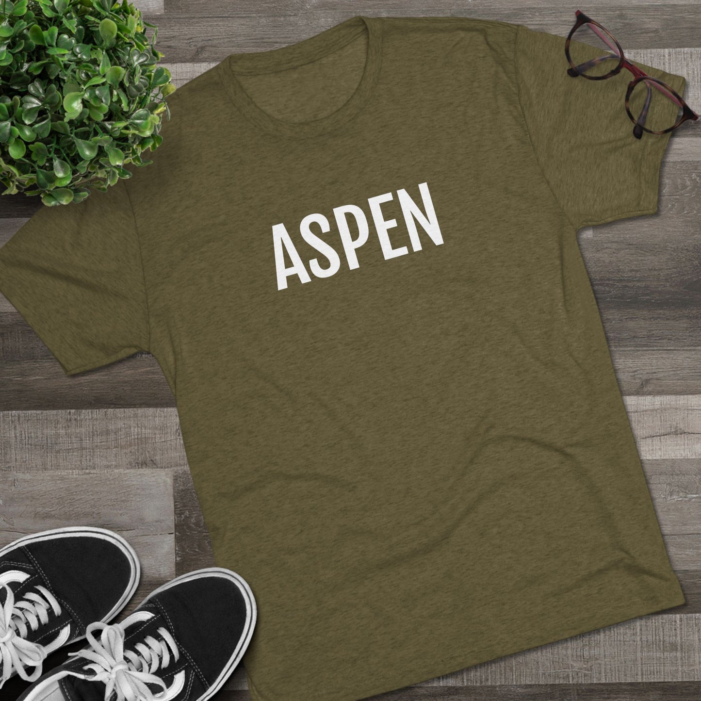 Unisex Tri-Blend Crew Tee - Aspen