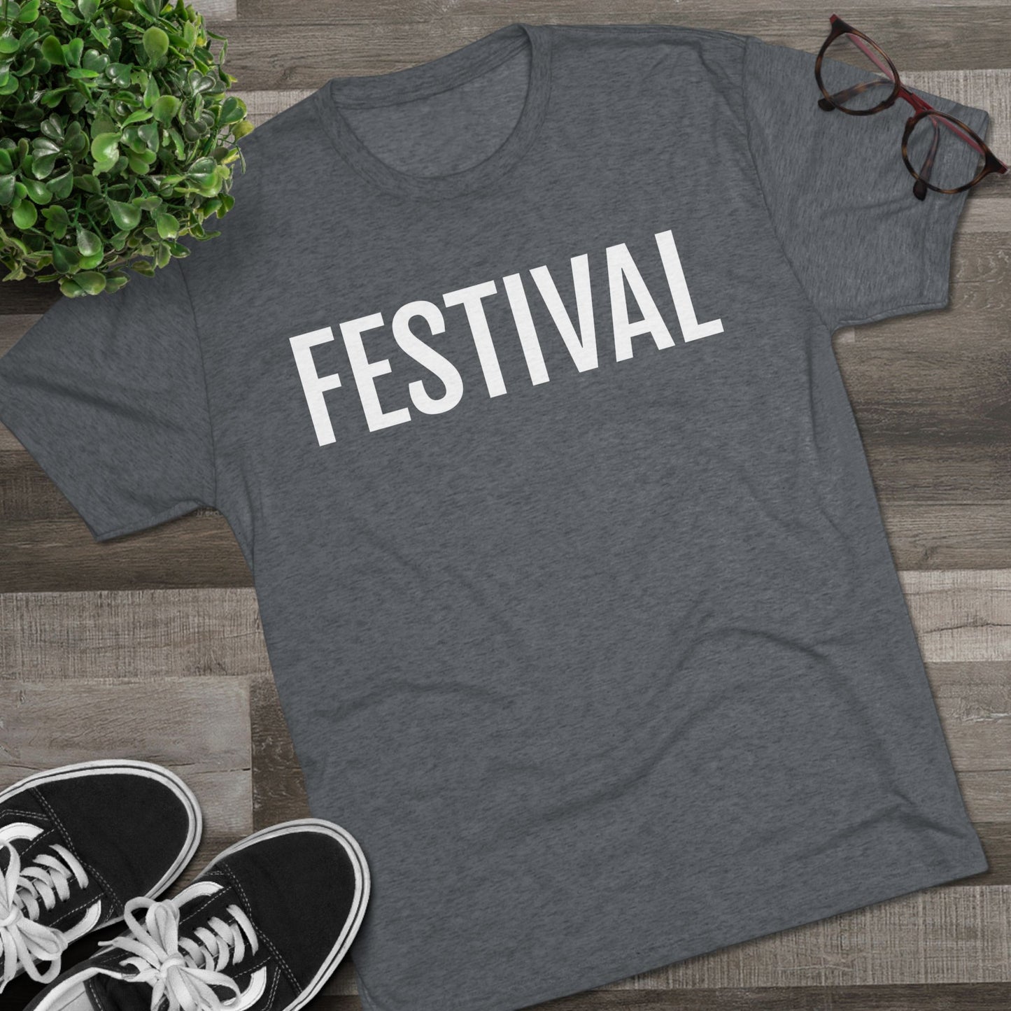 Unisex Tri-Blend Crew Tee - Festival