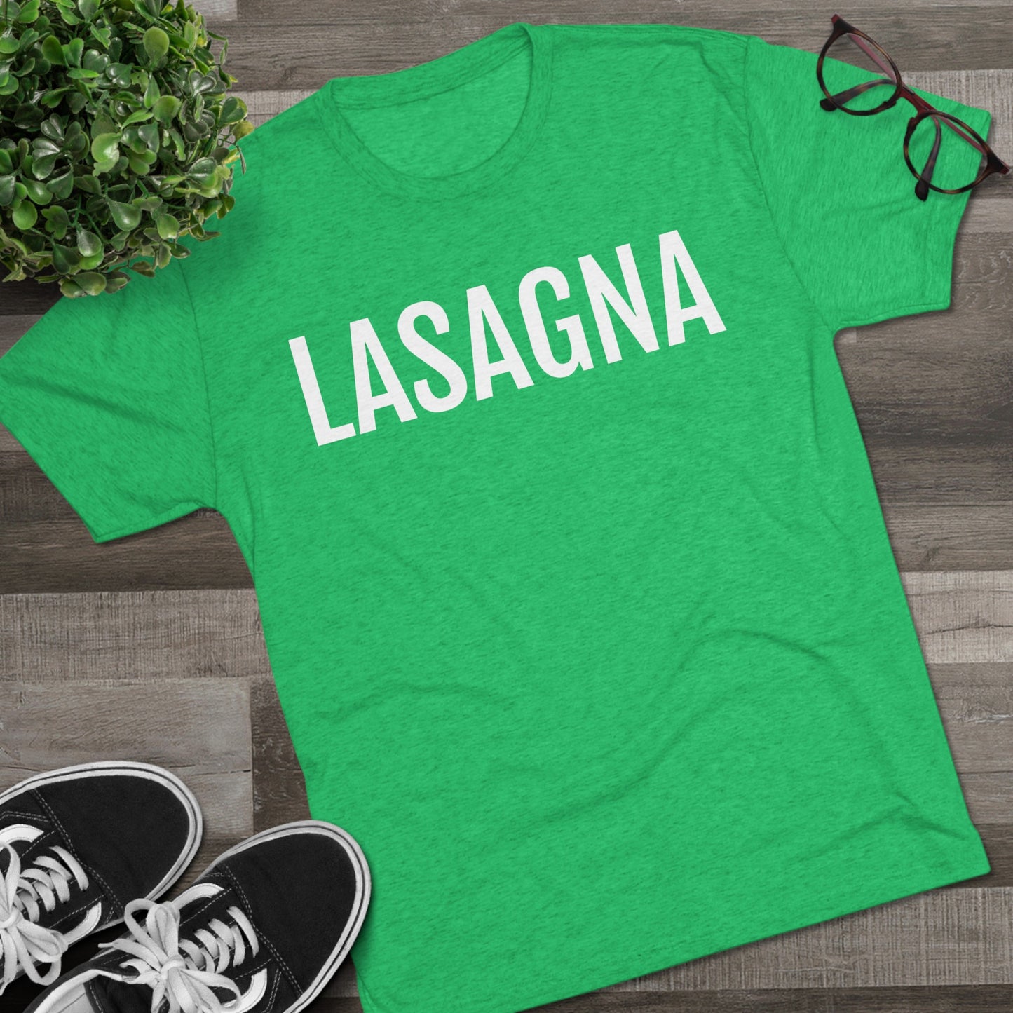 Unisex Tri-Blend Crew Tee - Lasagna