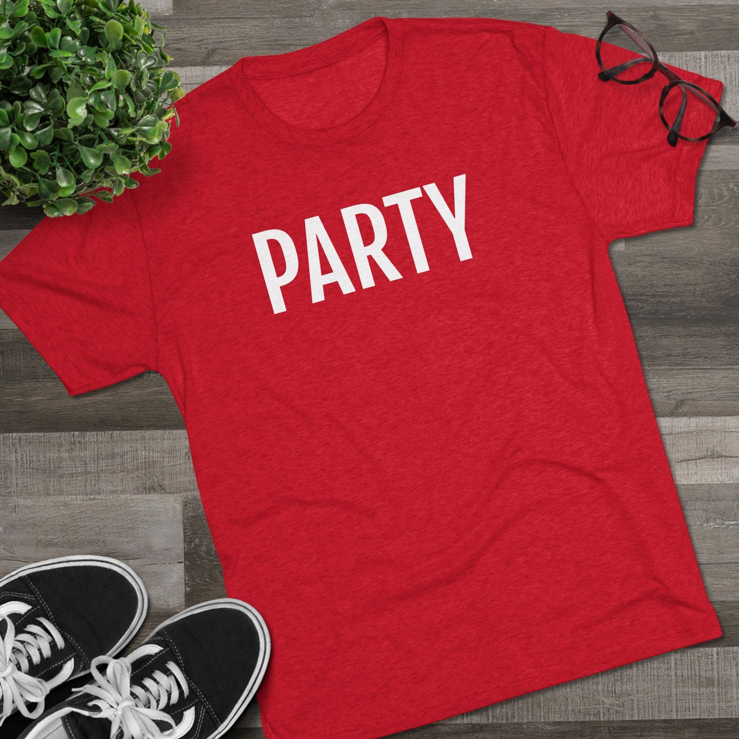 Unisex Tri-Blend Crew Tee - Party