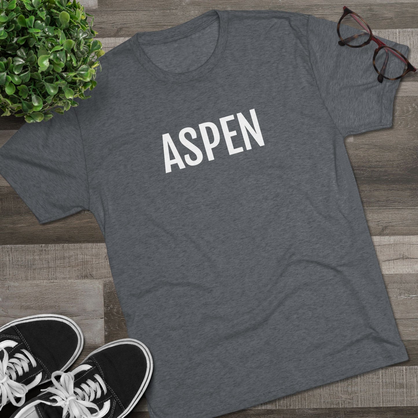 Unisex Tri-Blend Crew Tee - Aspen