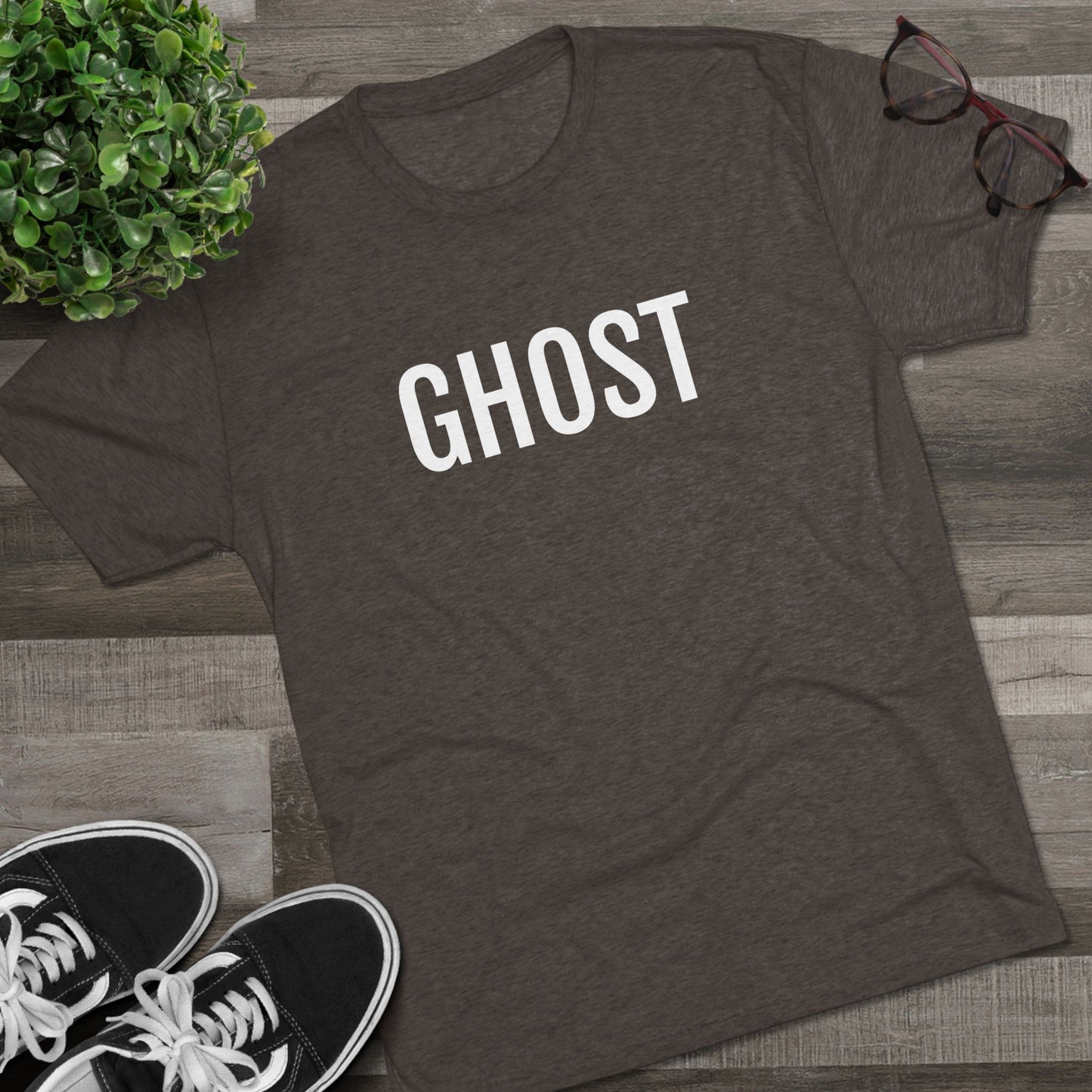 Unisex Tri-Blend Crew Tee - Ghost