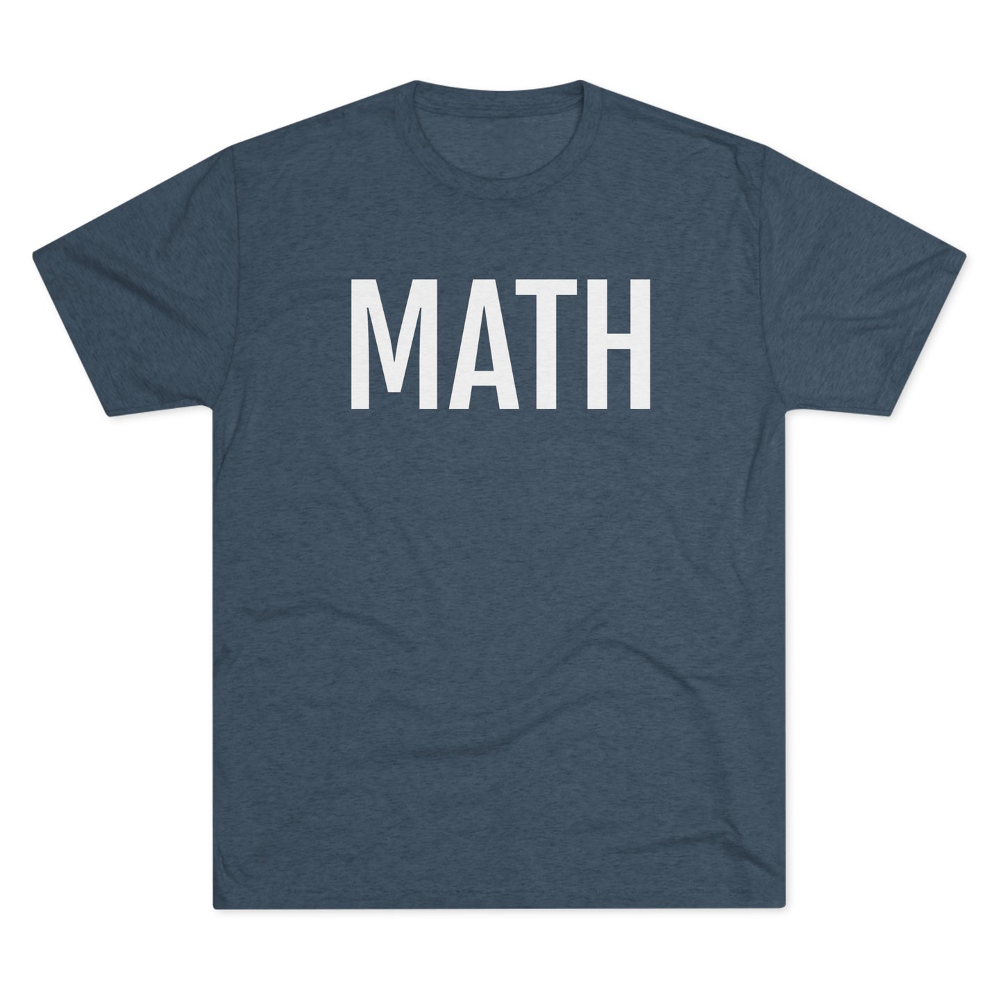 Unisex Tri-Blend Crew Tee - Math