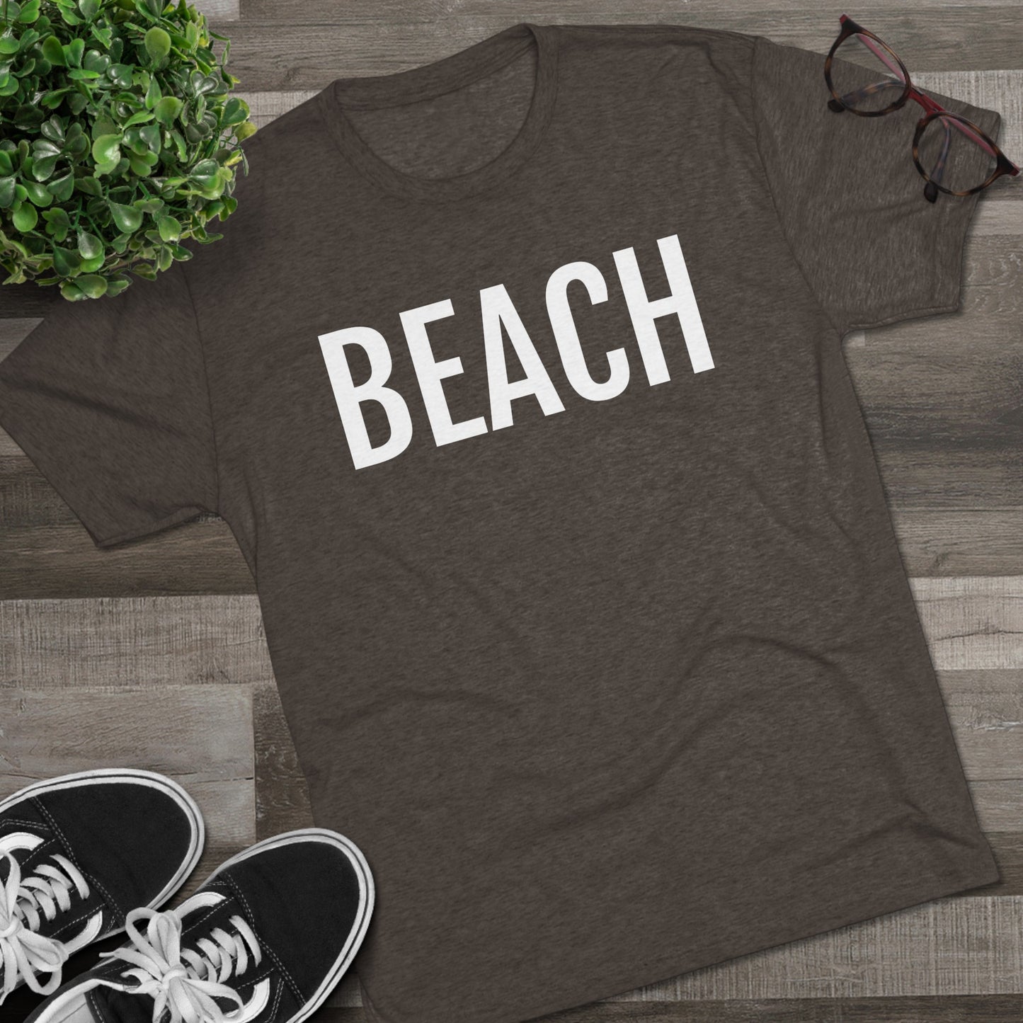 Unisex Tri-Blend Crew Tee - Beach