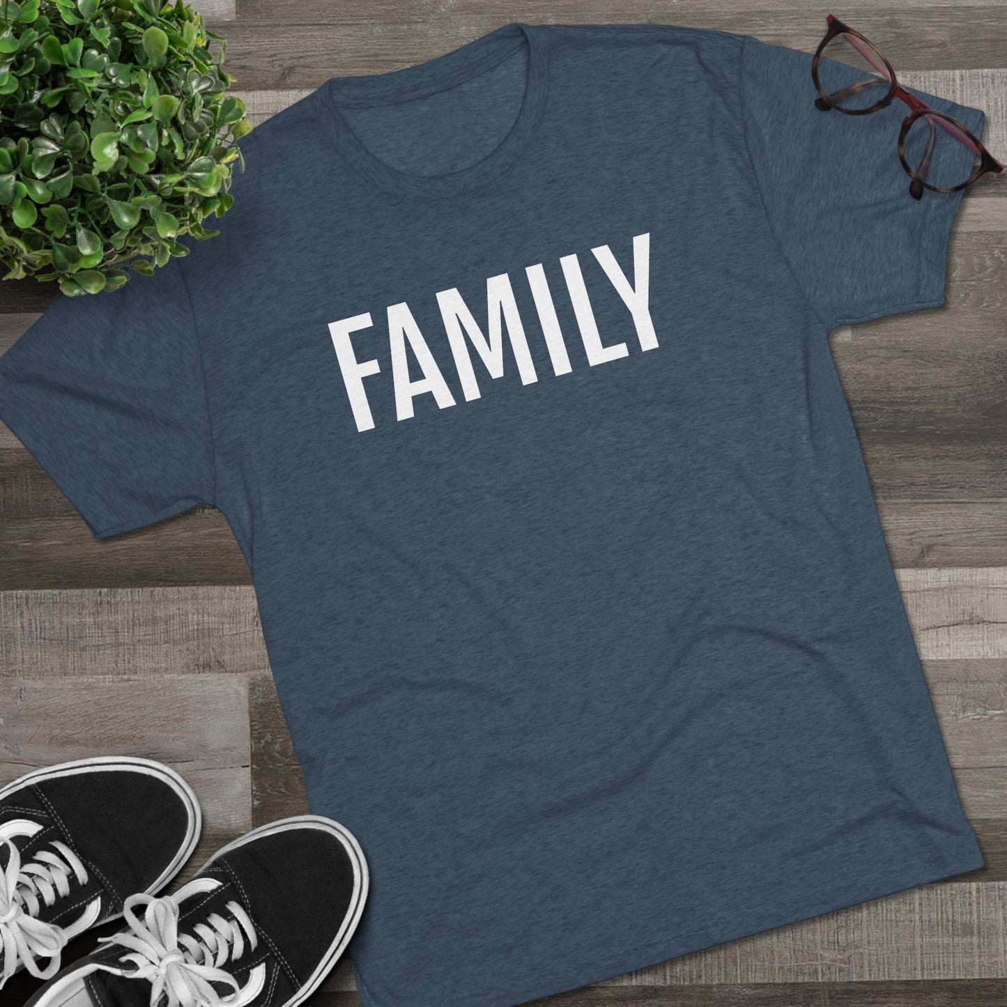 Unisex Tri-Blend Crew Tee - Family