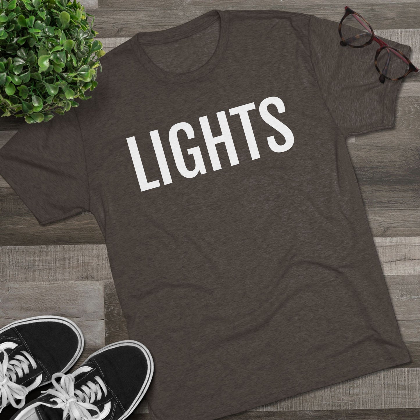 Unisex Tri-Blend Crew Tee - Lights