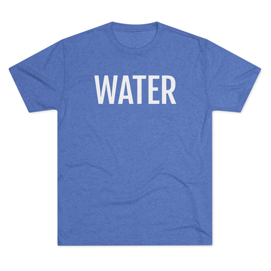 Unisex Tri-Blend Crew Tee - Water