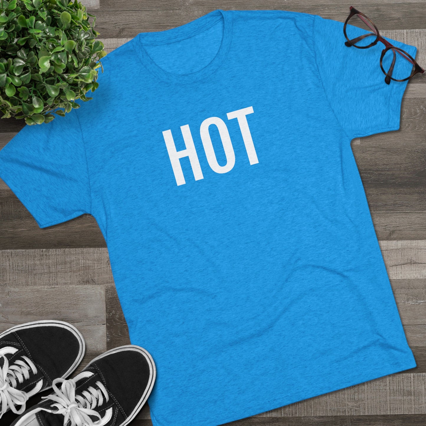 Unisex Tri-Blend Crew Tee - Hot