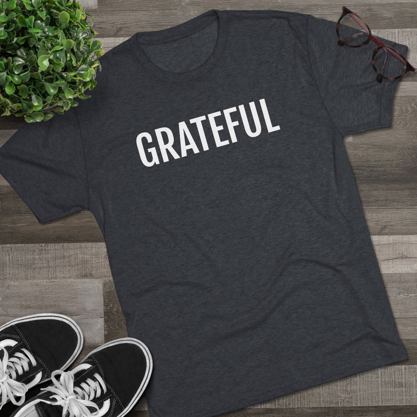 Unisex Tri-Blend Crew Tee - Grateful