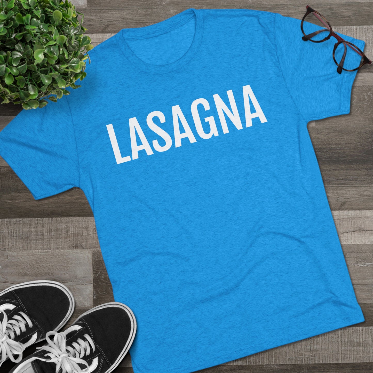 Unisex Tri-Blend Crew Tee - Lasagna