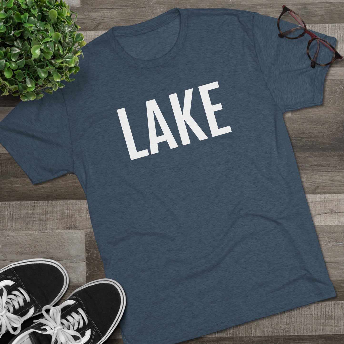 Unisex Tri-Blend Crew Tee - Lake