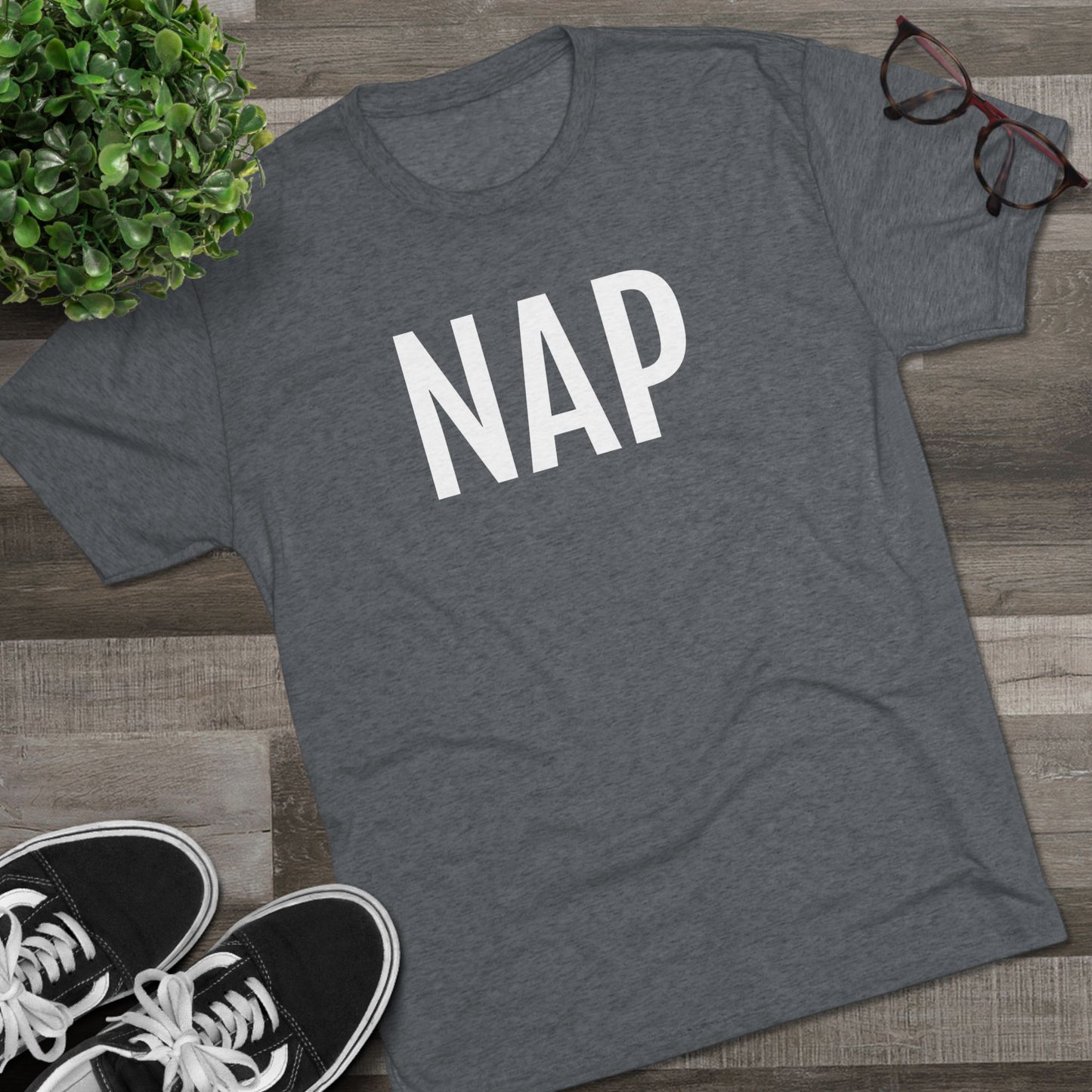 Unisex Tri-Blend Crew Tee - Nap