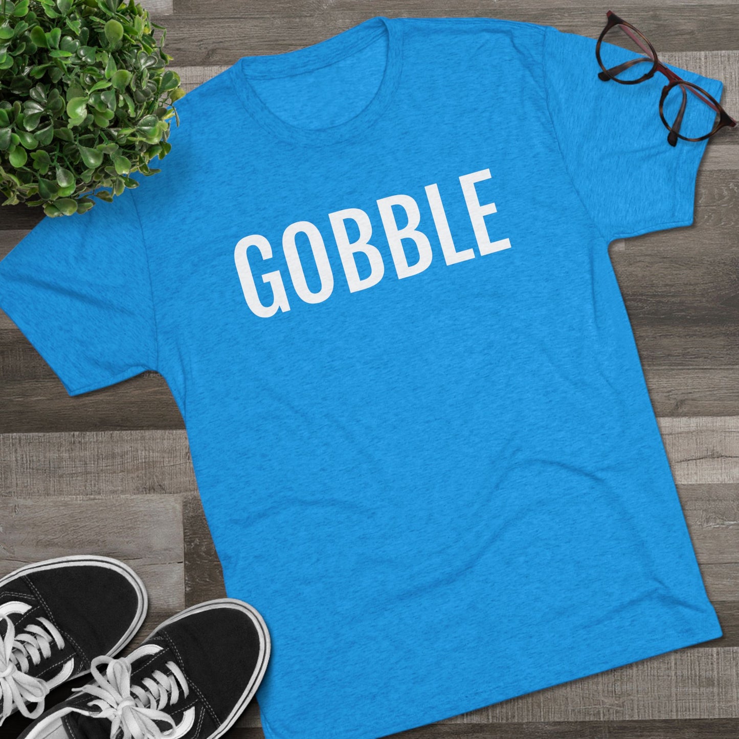 Unisex Tri-Blend Crew Tee - Gobble