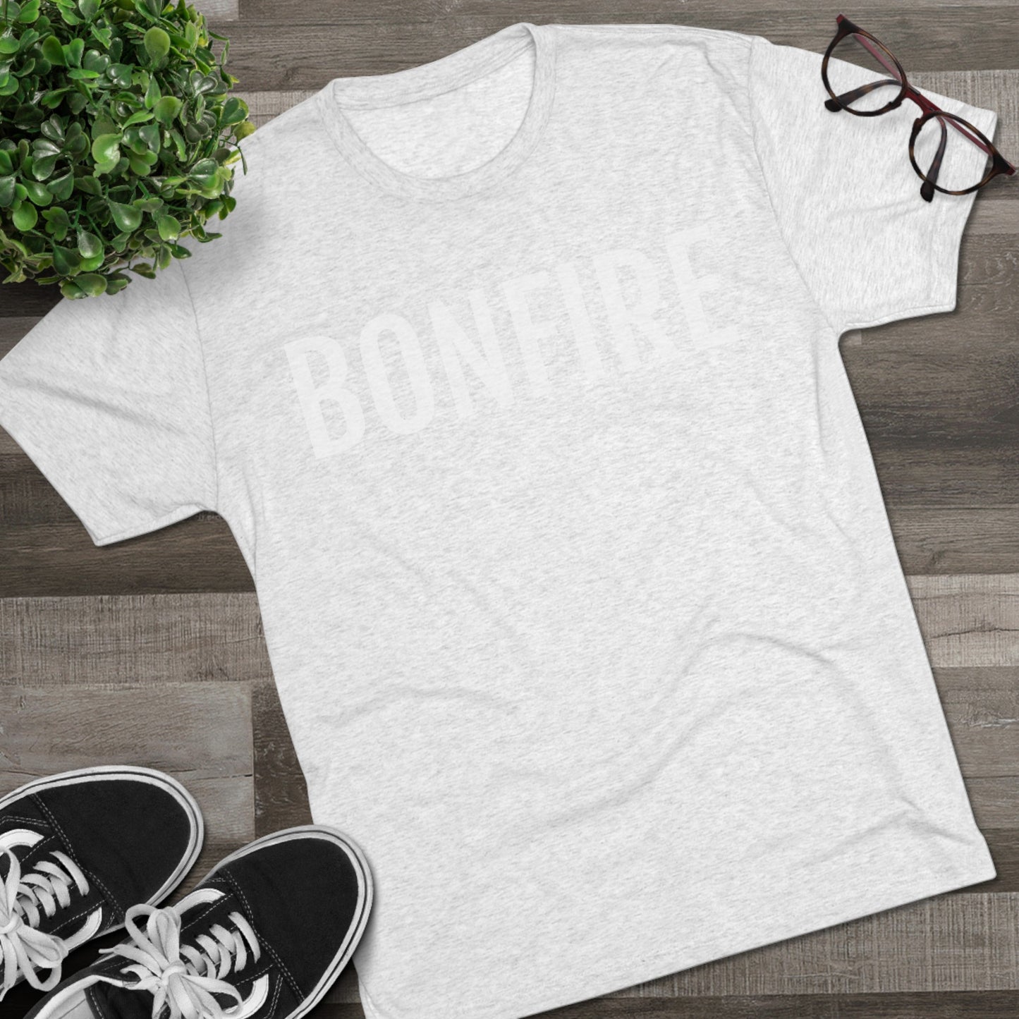 Unisex Tri-Blend Crew Tee - Bonfire