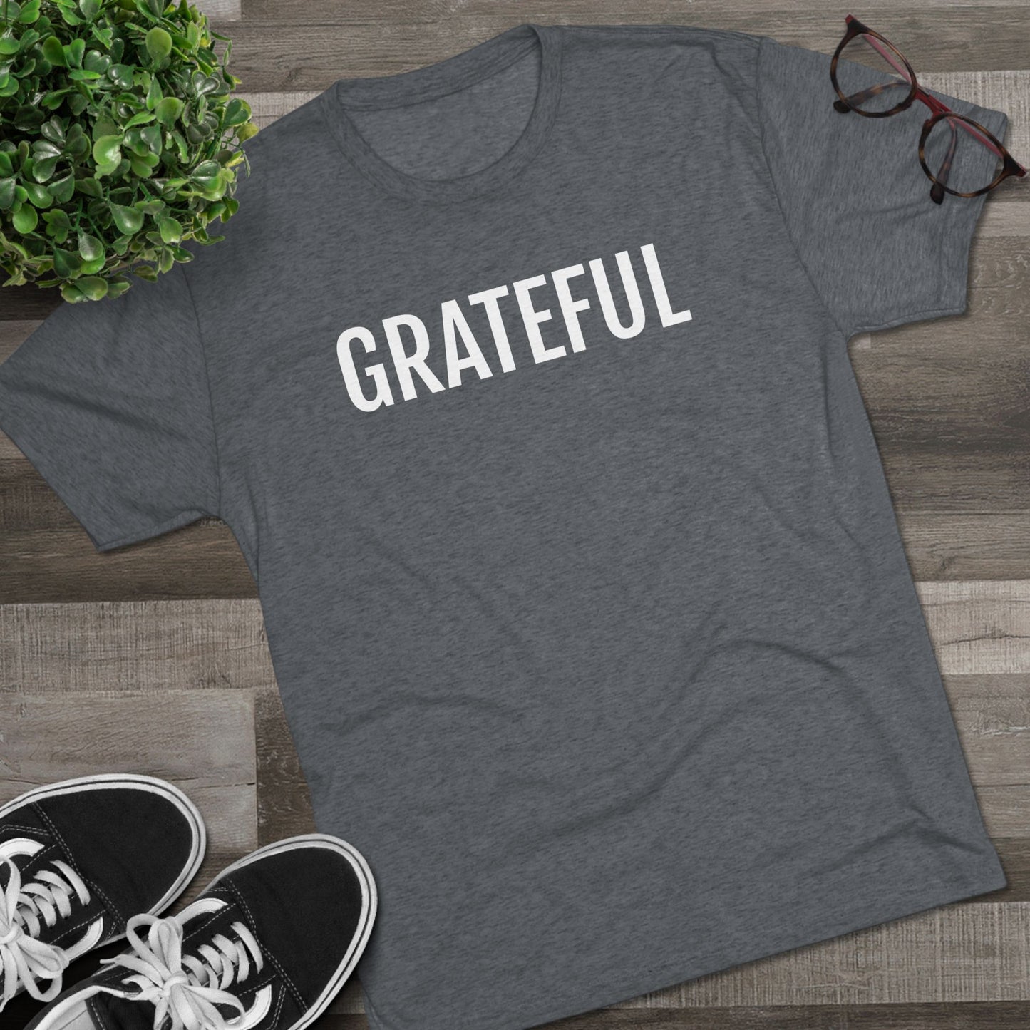 Unisex Tri-Blend Crew Tee - Grateful