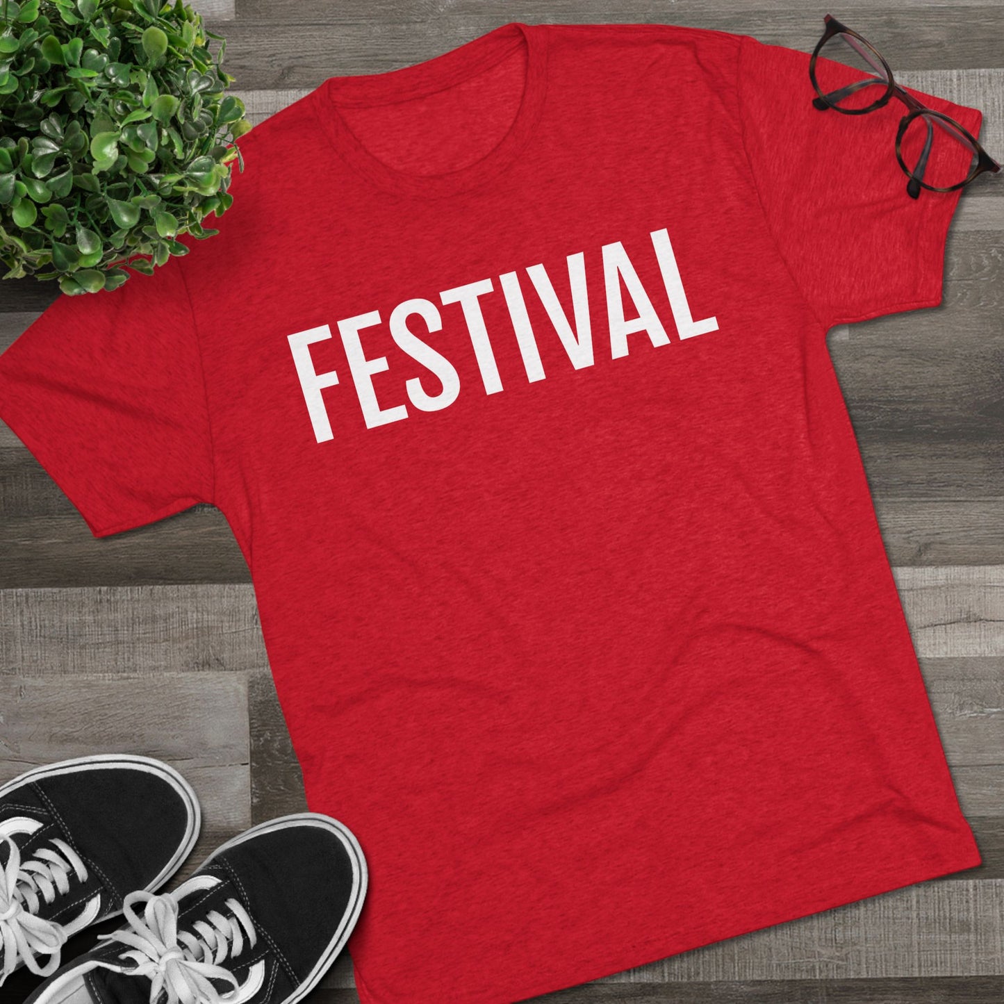 Unisex Tri-Blend Crew Tee - Festival