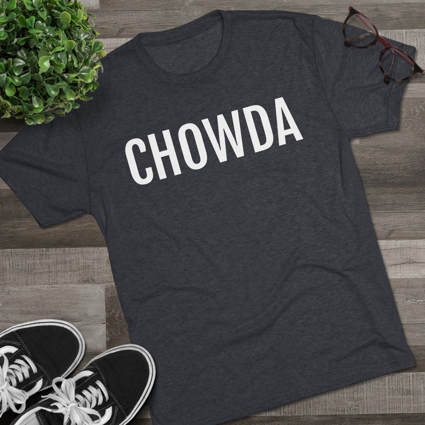 Unisex Tri-Blend Crew Tee - Chowda