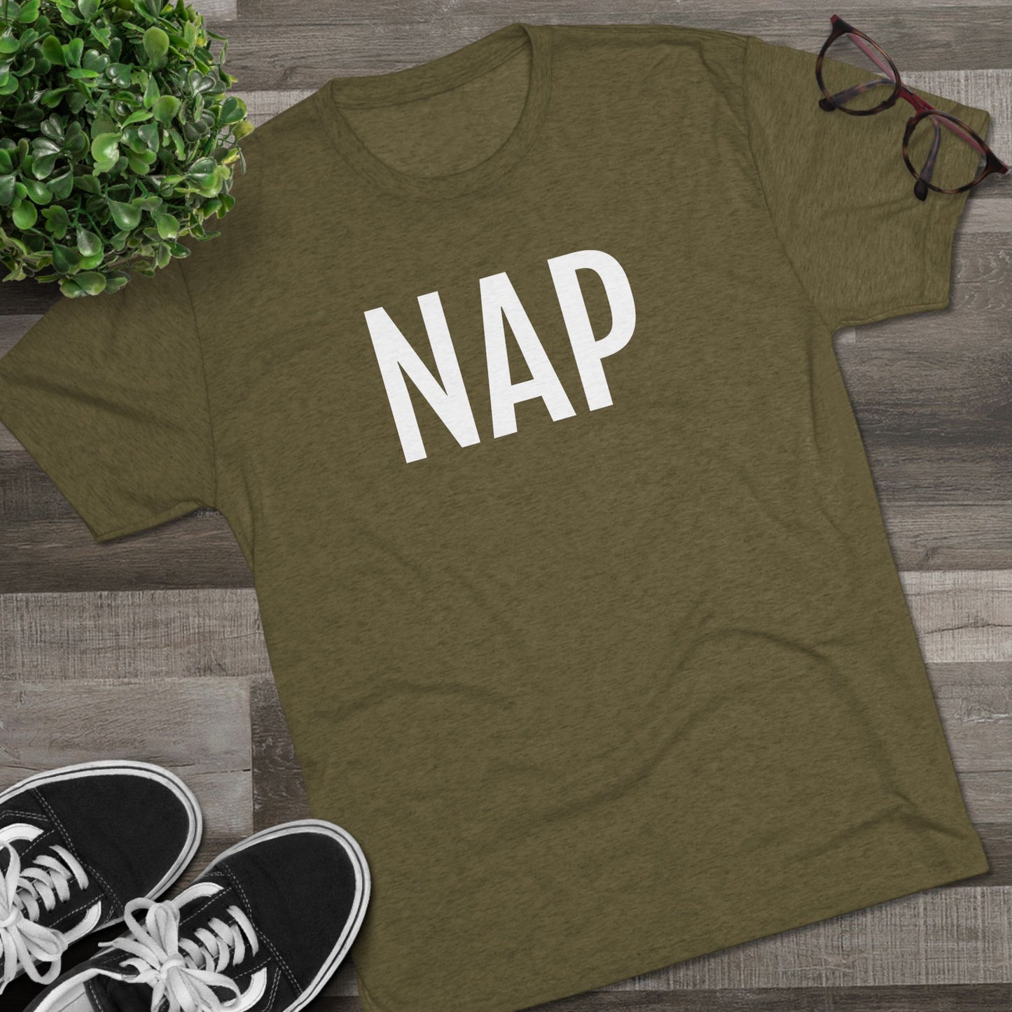 Unisex Tri-Blend Crew Tee - Nap