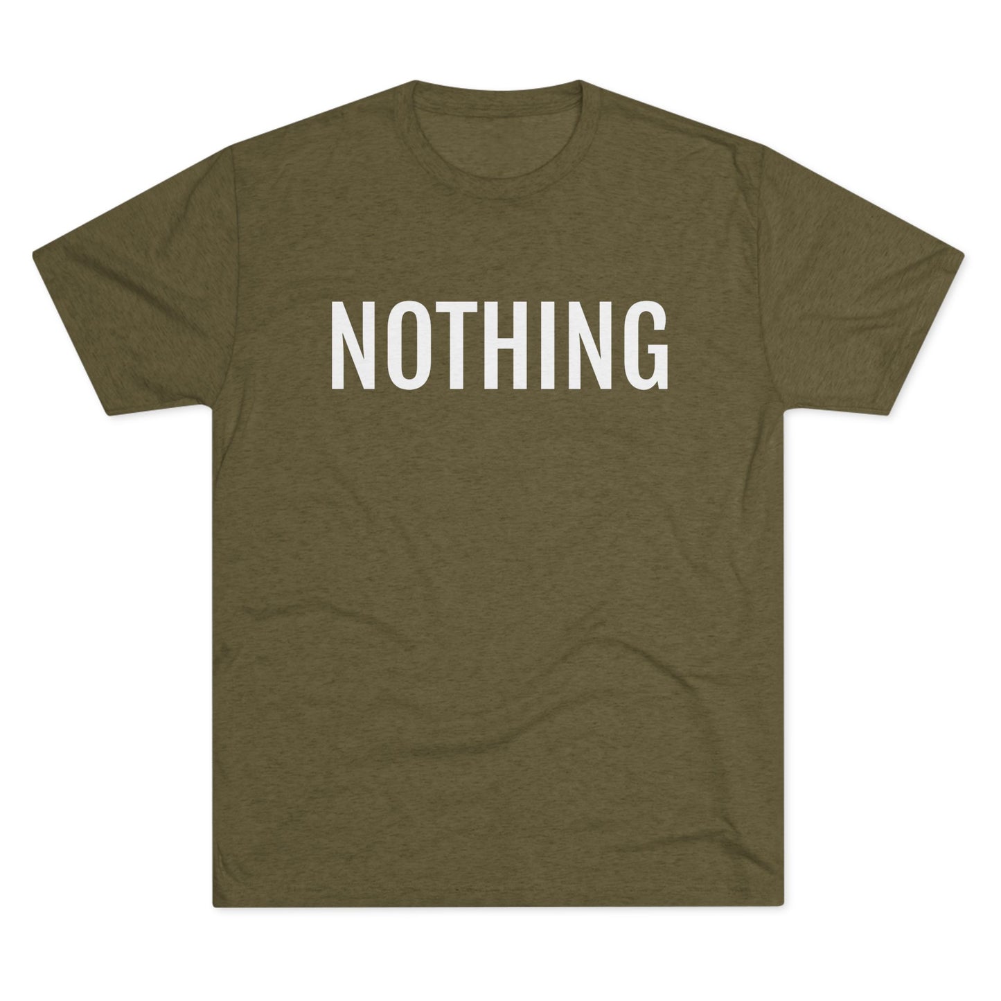 Unisex Tri-Blend Crew Tee - Nothing