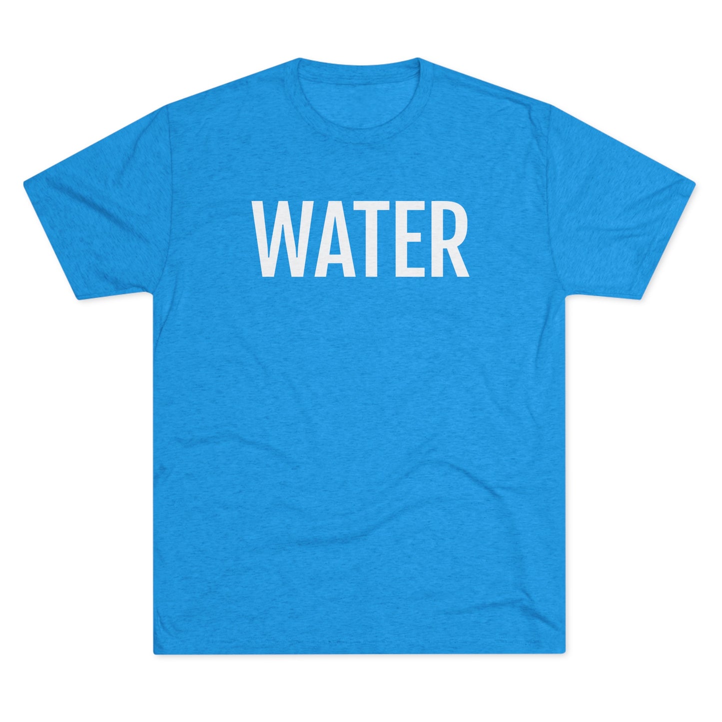 Unisex Tri-Blend Crew Tee - Water