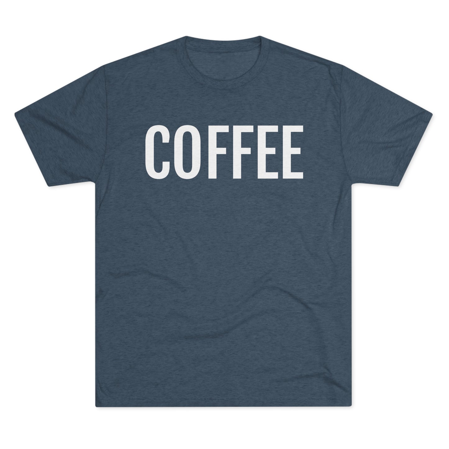 Unisex Tri-Blend Crew Tee - Coffee