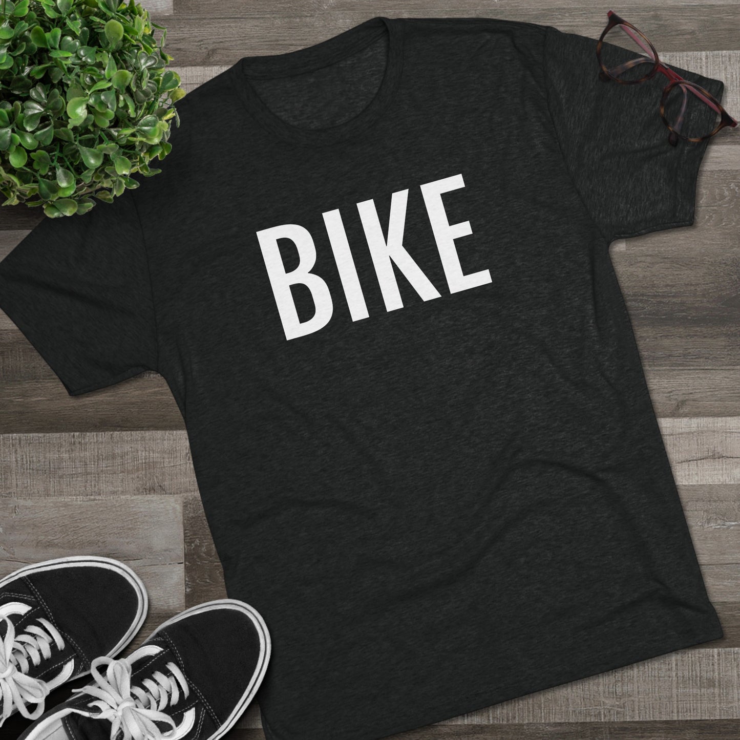 Unisex Tri-Blend Crew Tee - Bike