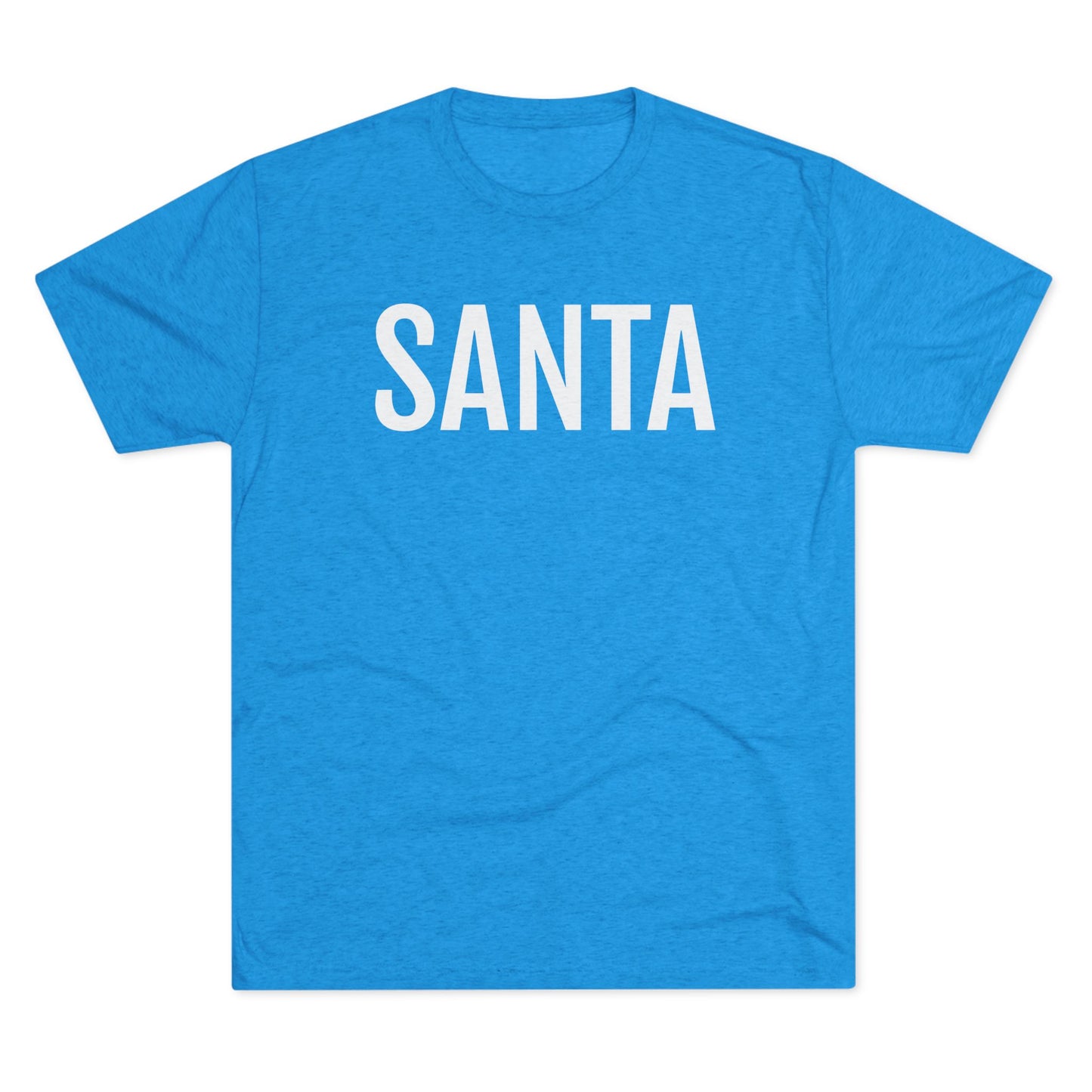 Unisex Tri-Blend Crew Tee - Santa