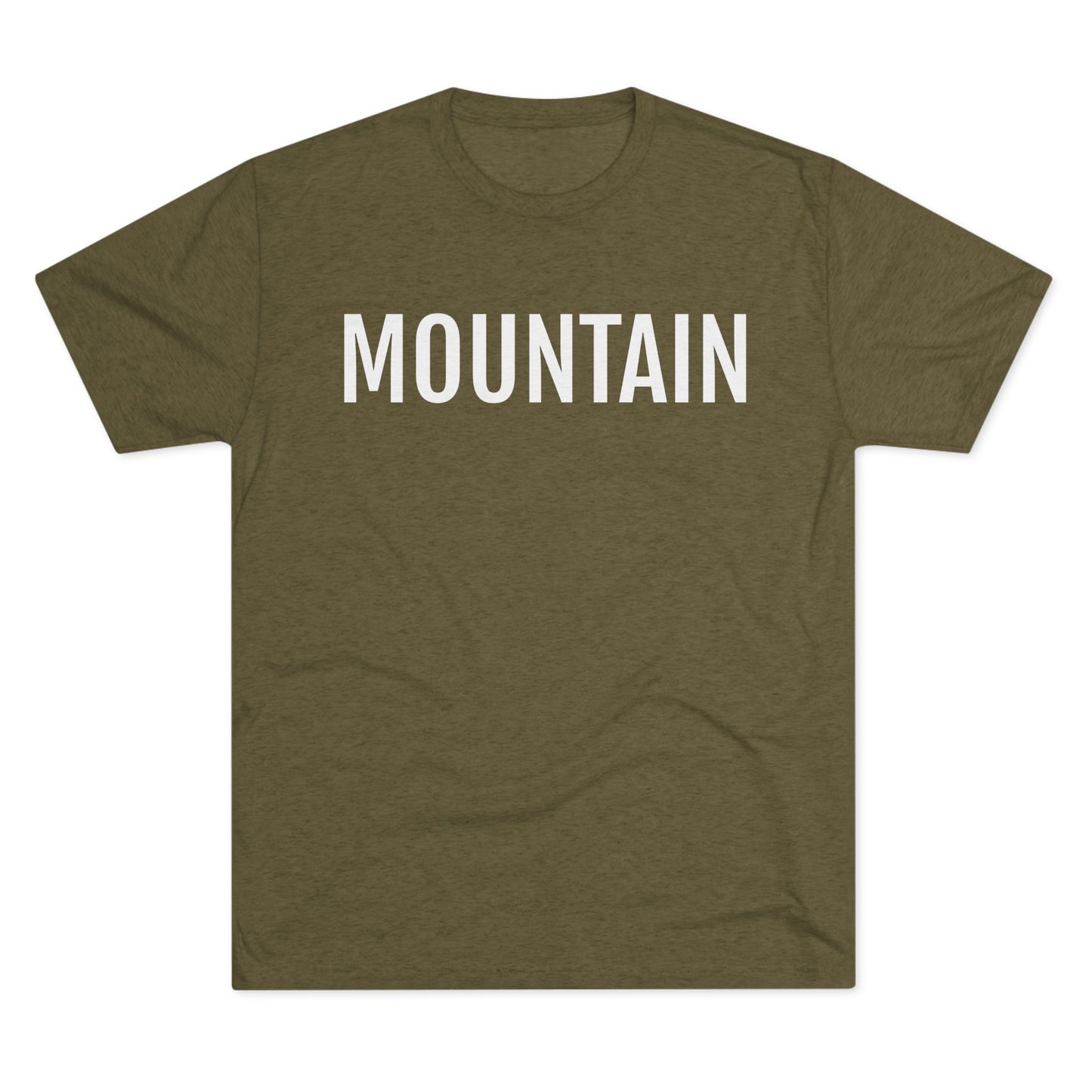 Unisex Tri-Blend Crew Tee - Mountain