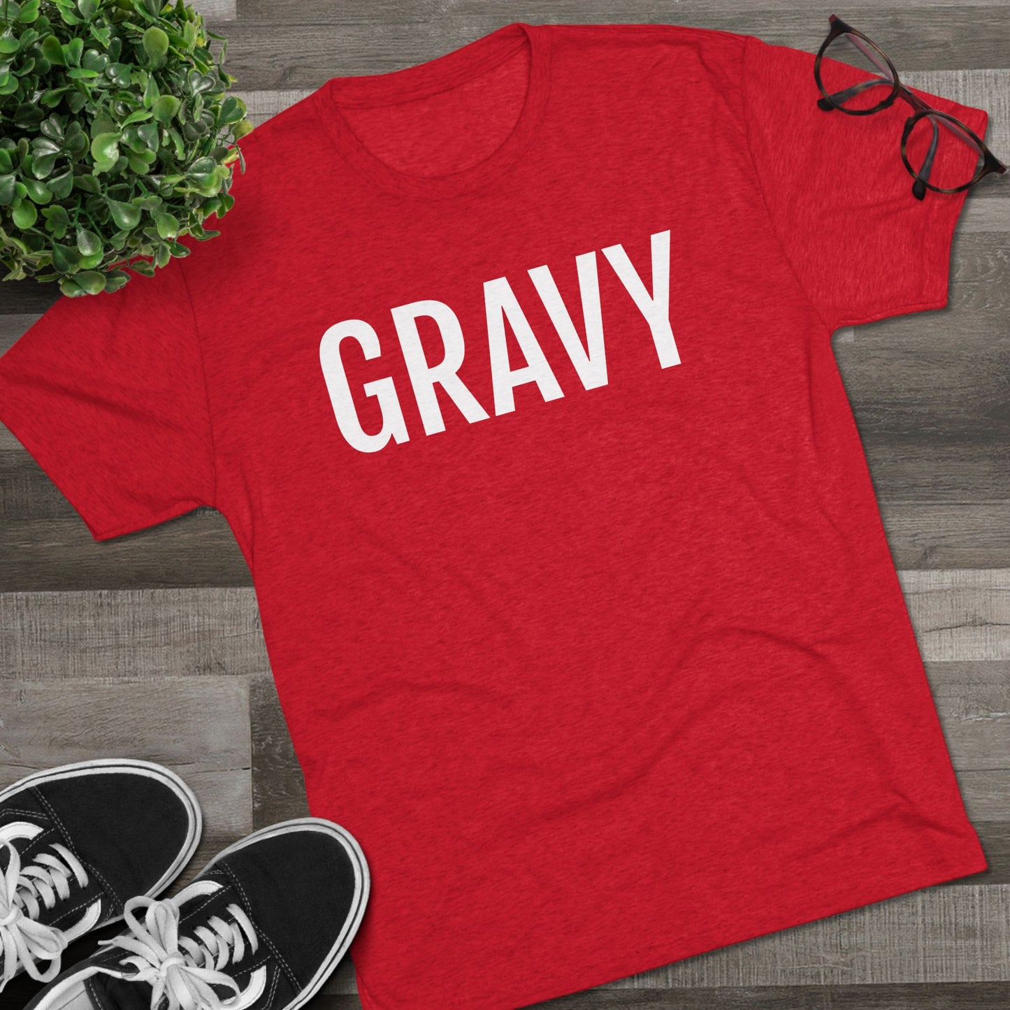 Unisex Tri-Blend Crew Tee - Gravy