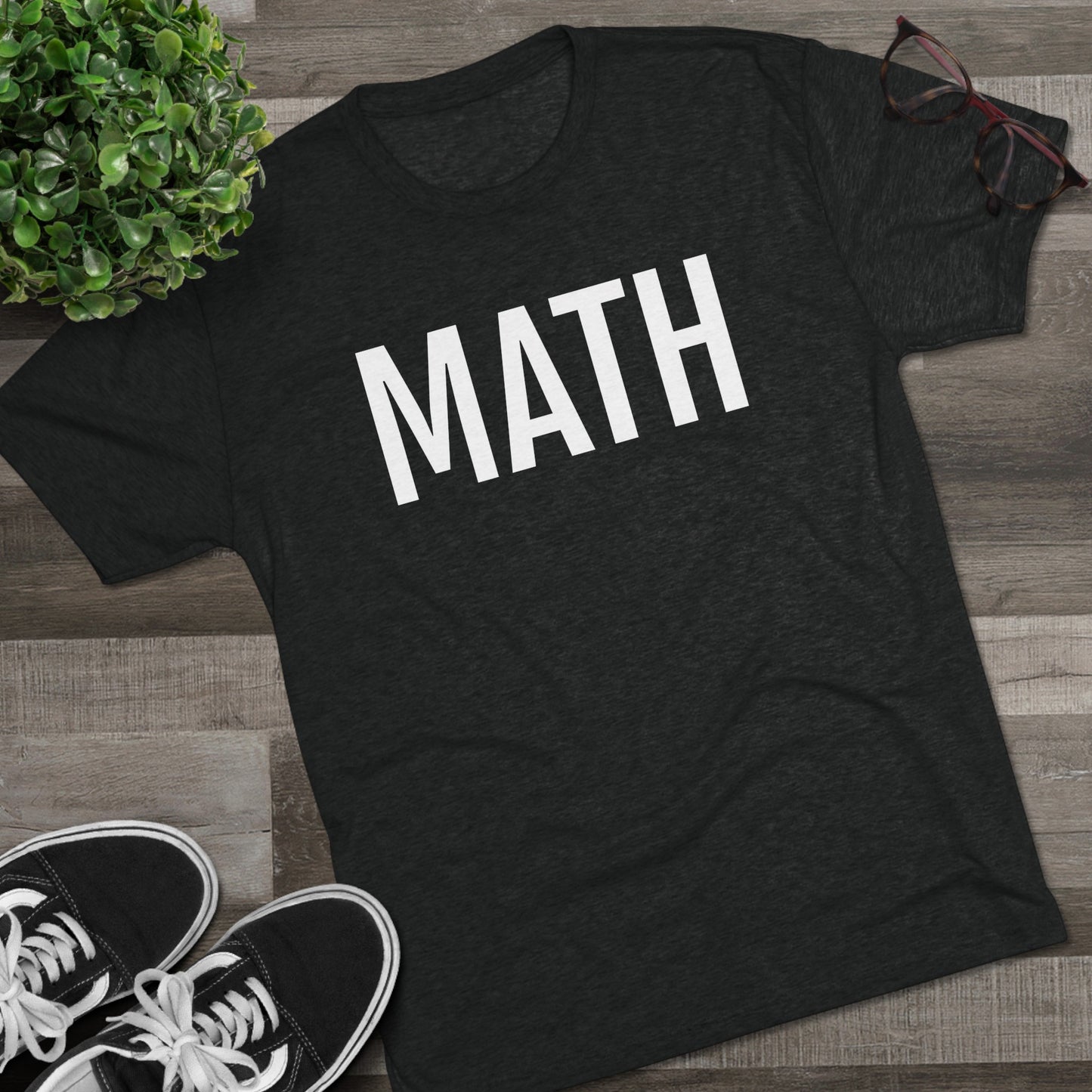 Unisex Tri-Blend Crew Tee - Math