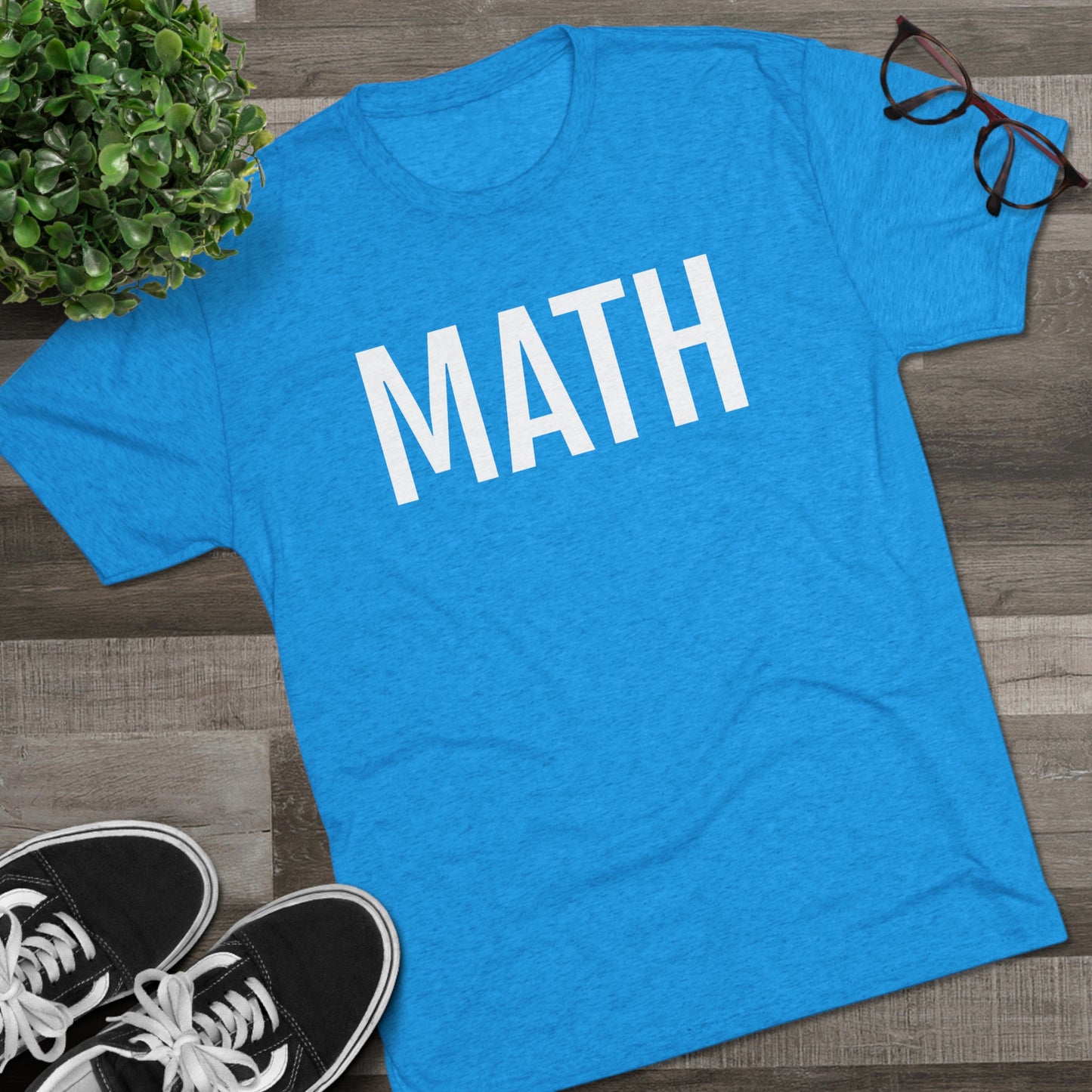 Unisex Tri-Blend Crew Tee - Math