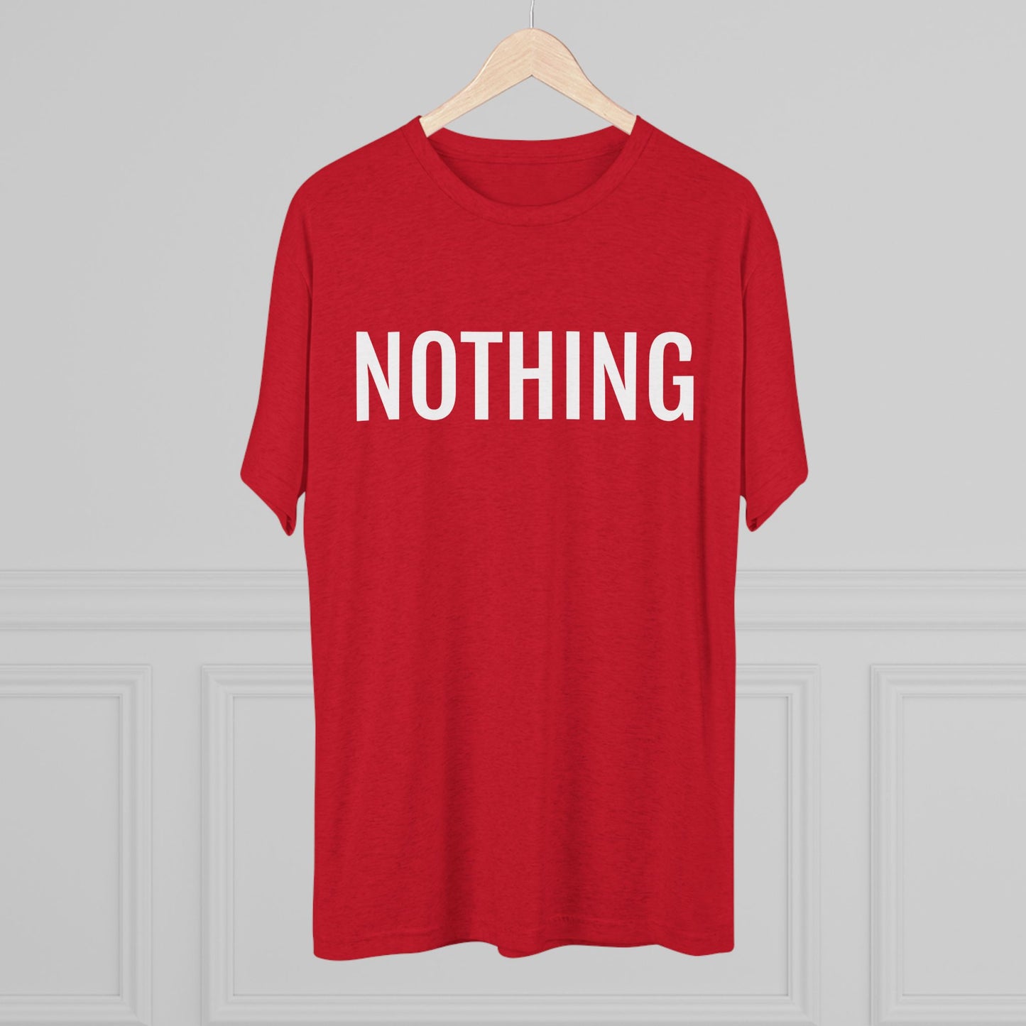 Unisex Tri-Blend Crew Tee - Nothing