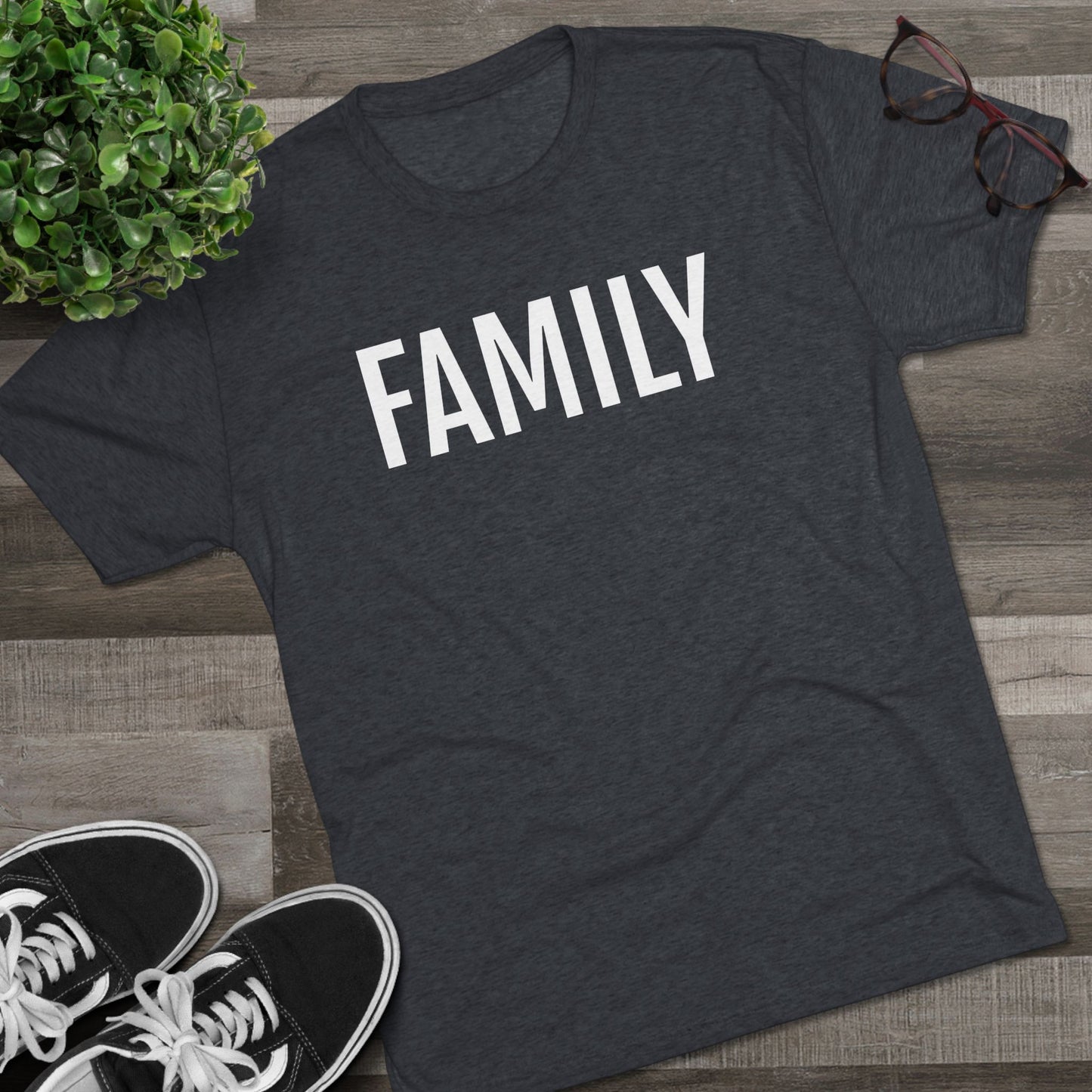 Unisex Tri-Blend Crew Tee - Family